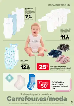 Vista previa Carrefour Bebé válido desde el 26.05.2026 | Página: 15 | Productos: Ropa interior, Sandalias, Ropa