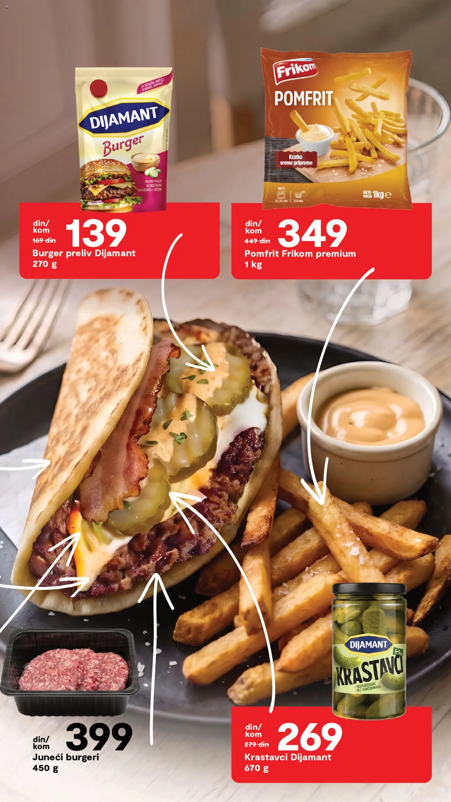 Matijevic katalog - važi od 03.07.2026 | Strana: 9 | Proizvode: Krastavci, Burger, Pomfrit