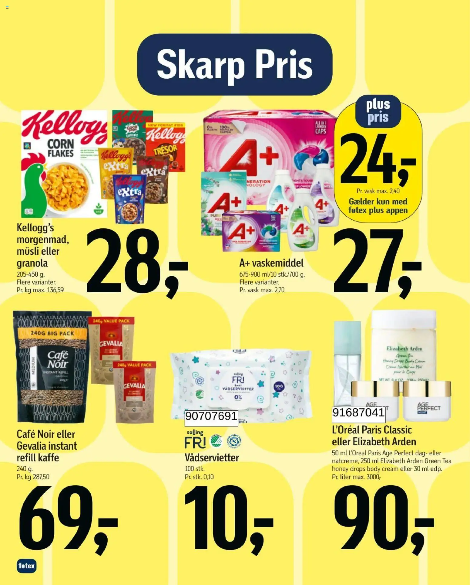 Føtex tilbudsavis – gyldig fra 31/07/2026 | Side: 4 | Produkter: Kaffe, Müsli, Caps