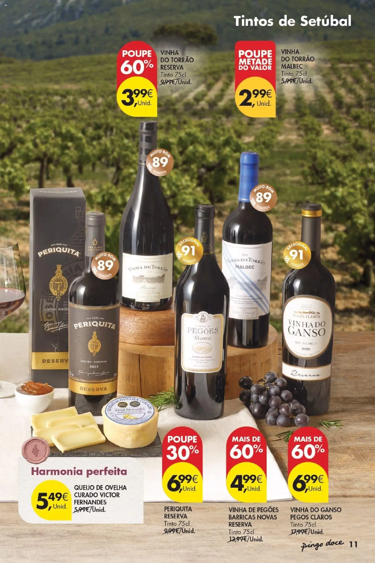 Pingo Doce Vinhos de Setúbal │ válido de 05.05.2026 | Página: 11 | Produtos: Queijo