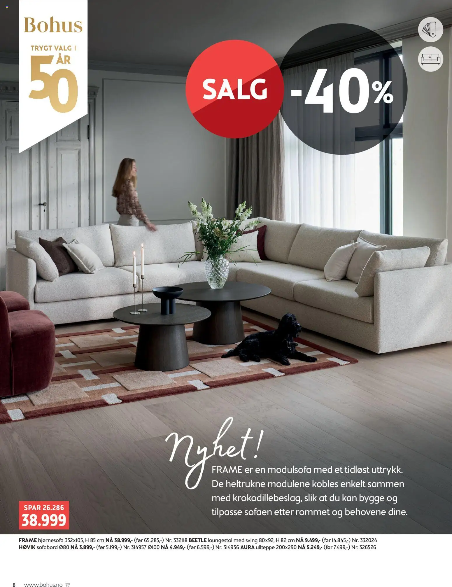 {H1} | Side: 8 | Produkter: Hjørnesofa