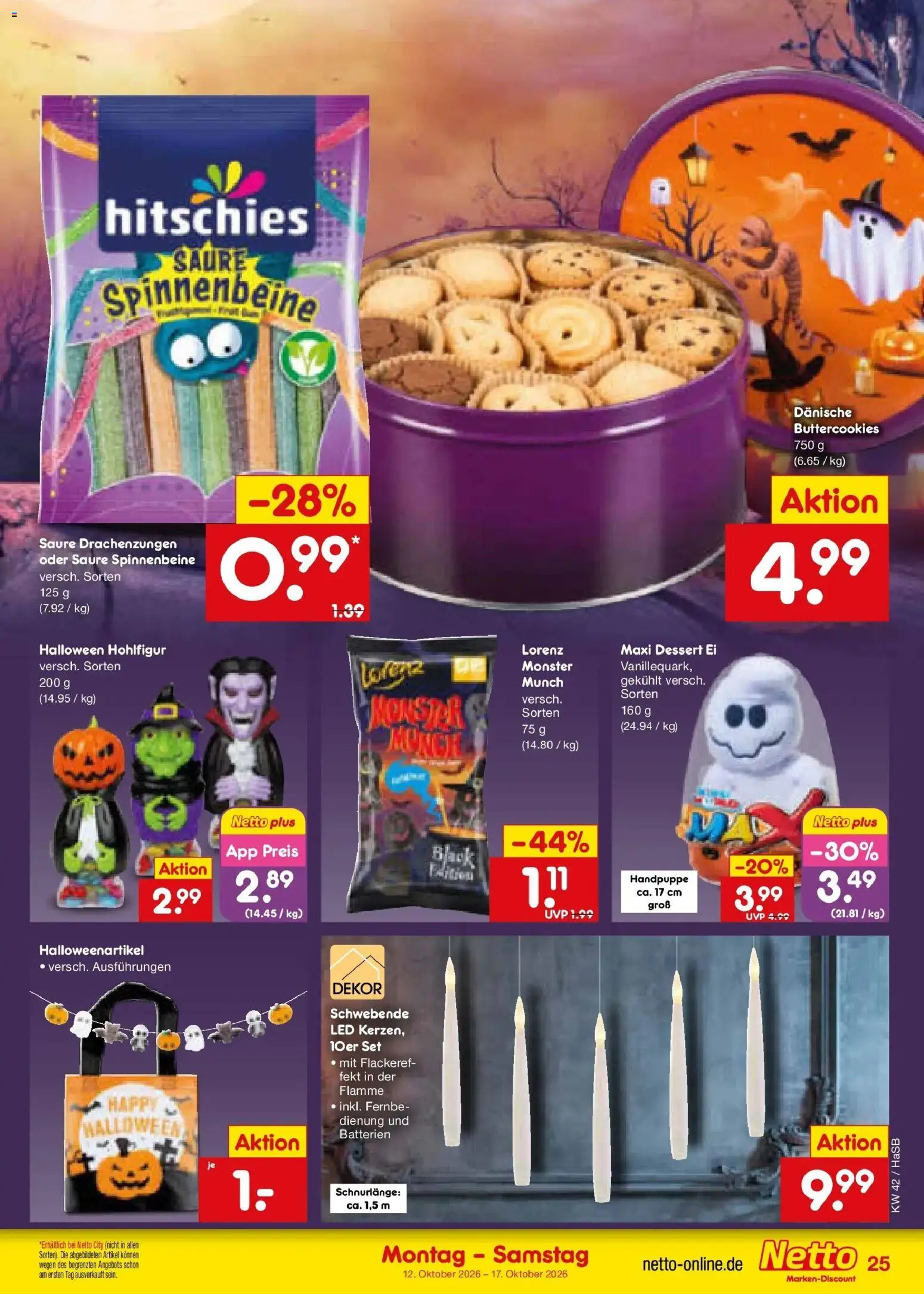 Netto Marken-Discount Prospekt Unna (ab 12.10.2026) » Angebote | Seite: 33 | Produkte: Batterien, Monster