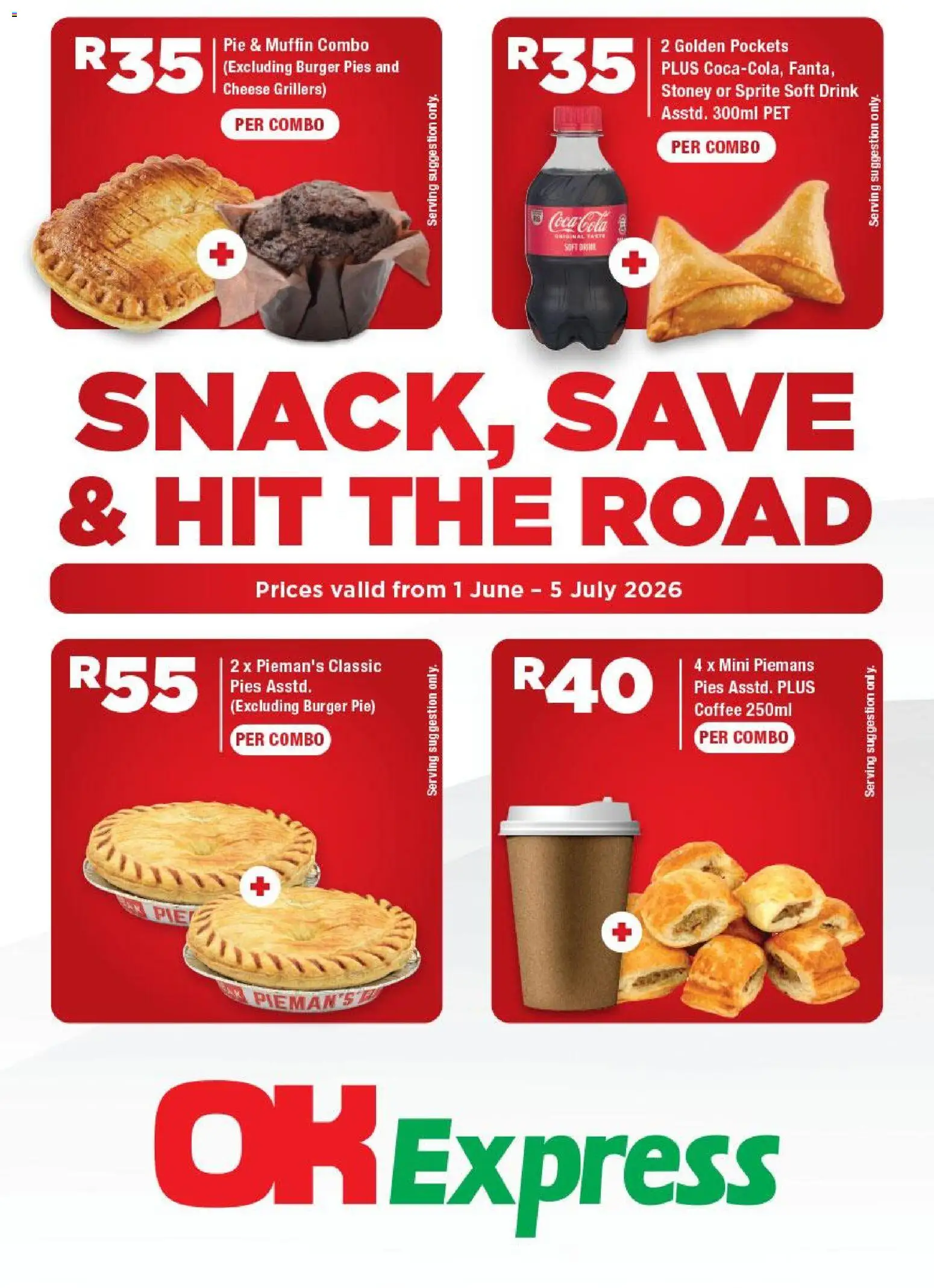 New OK Foods catalogue – valid from 01.06.2026 | Page: 1 | Products: Cheese, Coffee, Sprite, Stoney