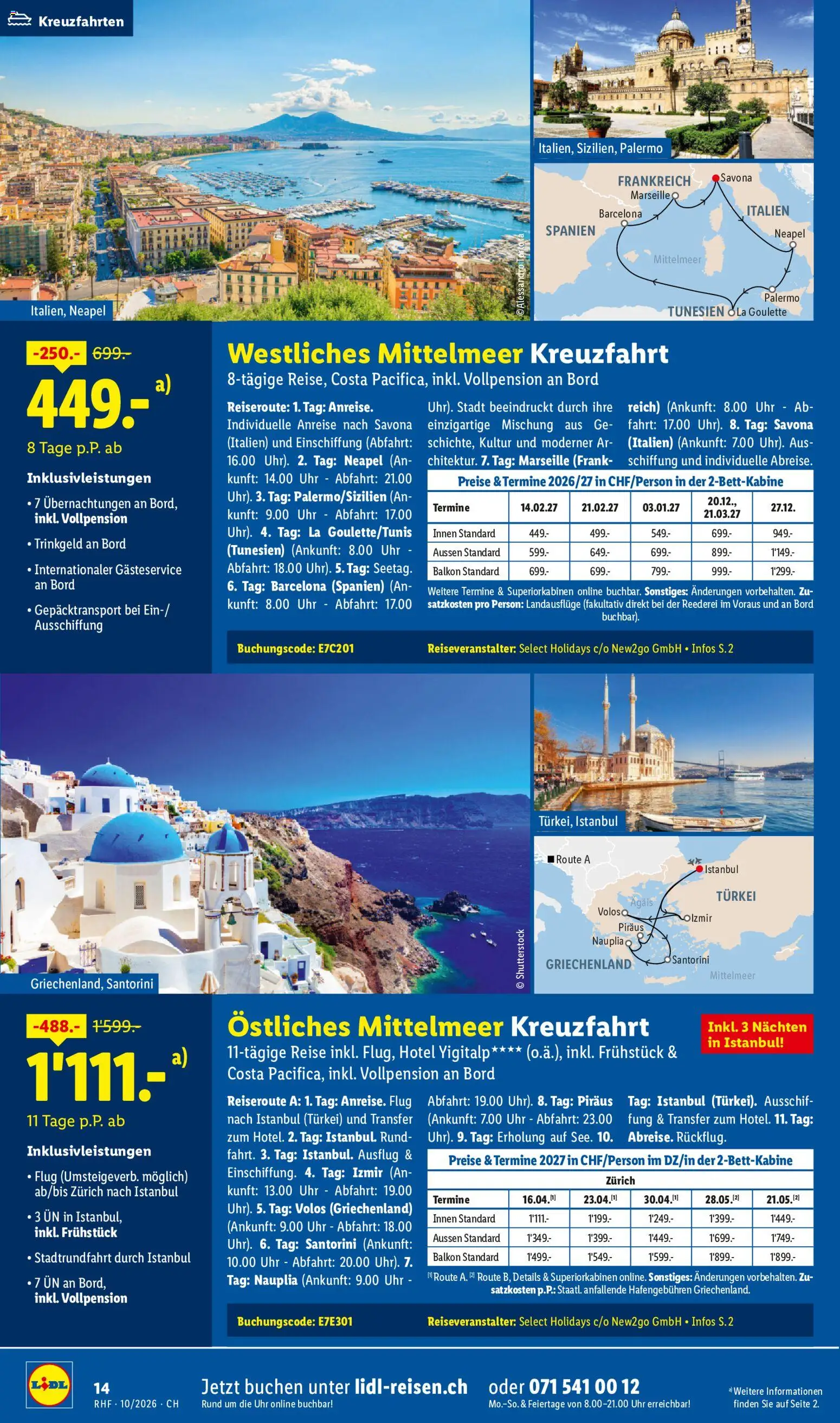 Lidl aktionen Reise-Highlights – gültig ab 30.09.2026 | Seite: 14 | Produkte: Uhr