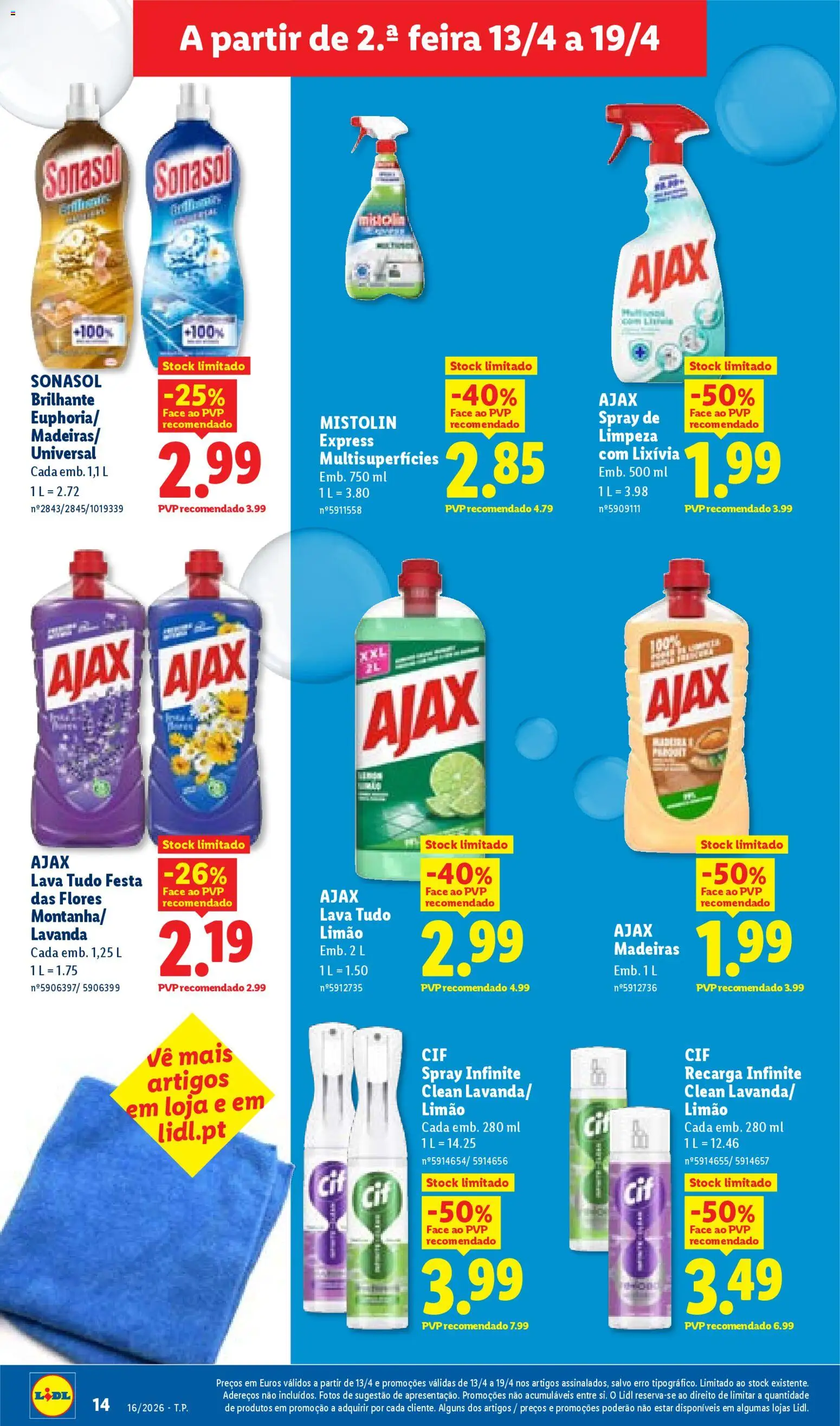 Lidl folheto │ válido de 13.04.2026 | Página: 14 | Produtos: Flores, Madeiras