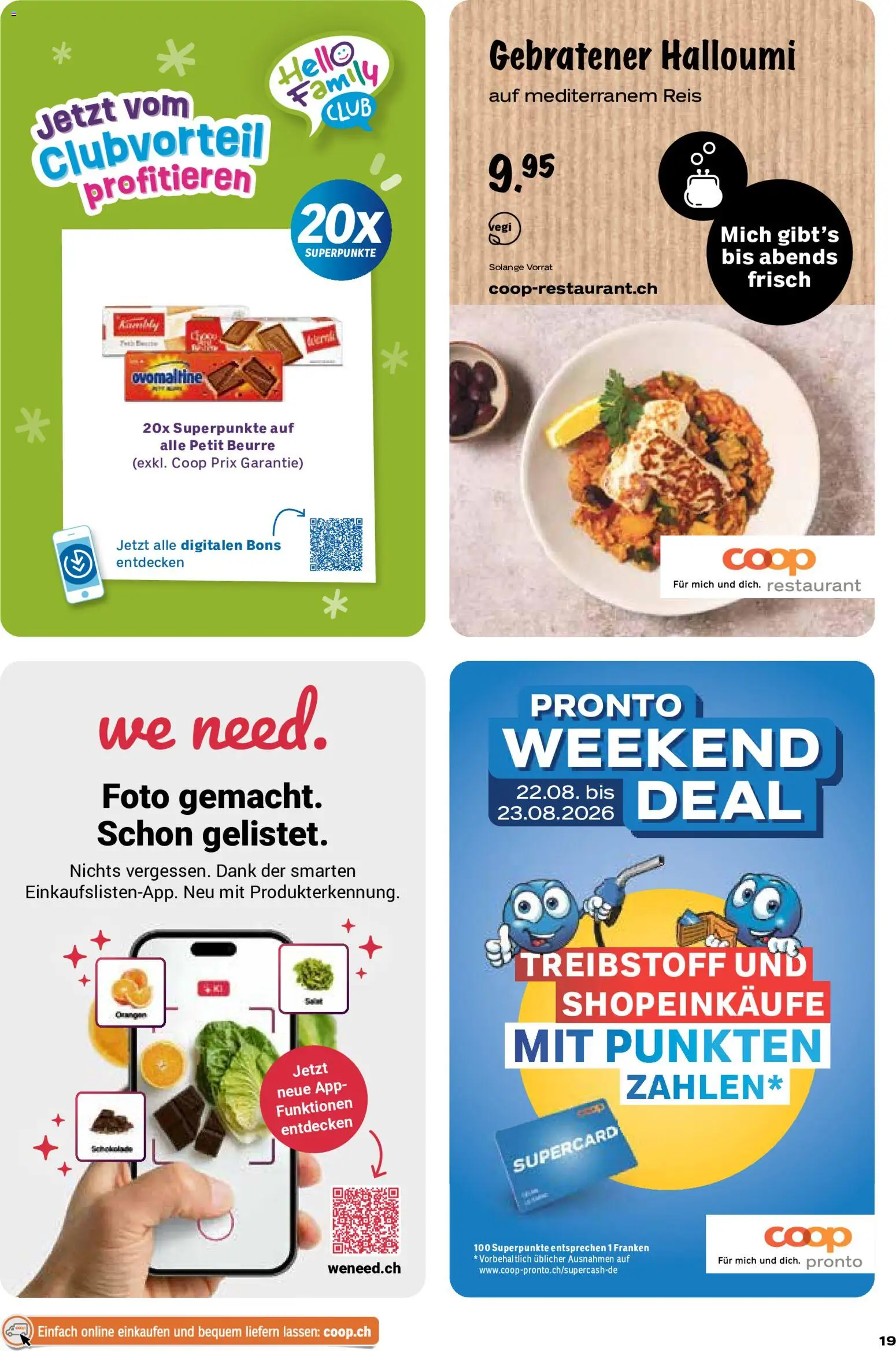 Coop aktionen – gültig ab 20.08.2026 | Seite: 19 | Produkte: Schokolade, Reis