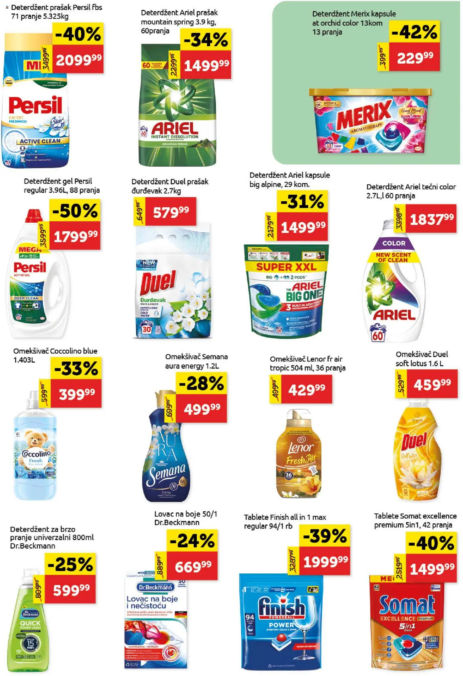 SuperVERO katalog - važi od 15.10.2026 | Strana: 23 | Proizvode: Deterdžent, Somat, Lenor, Coccolino