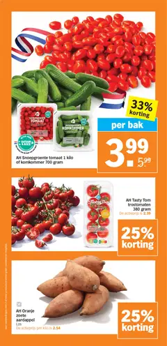 AH Oranje zoete aardappel, Zoete aardappel Los - Voorbeeld van een folder van Albert Heijn, geldig van 26.05.2026 | Pagina: 9