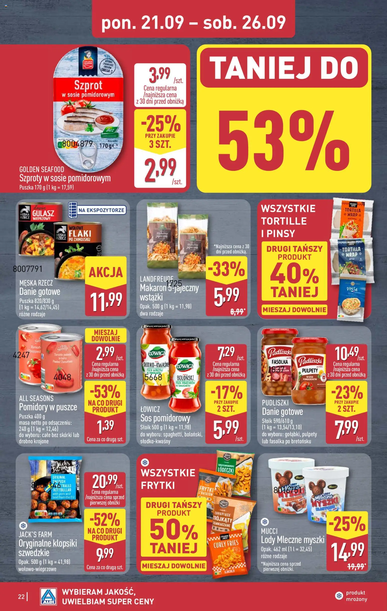 Aldi gazetka od 21.09.2026 | Strona: 22