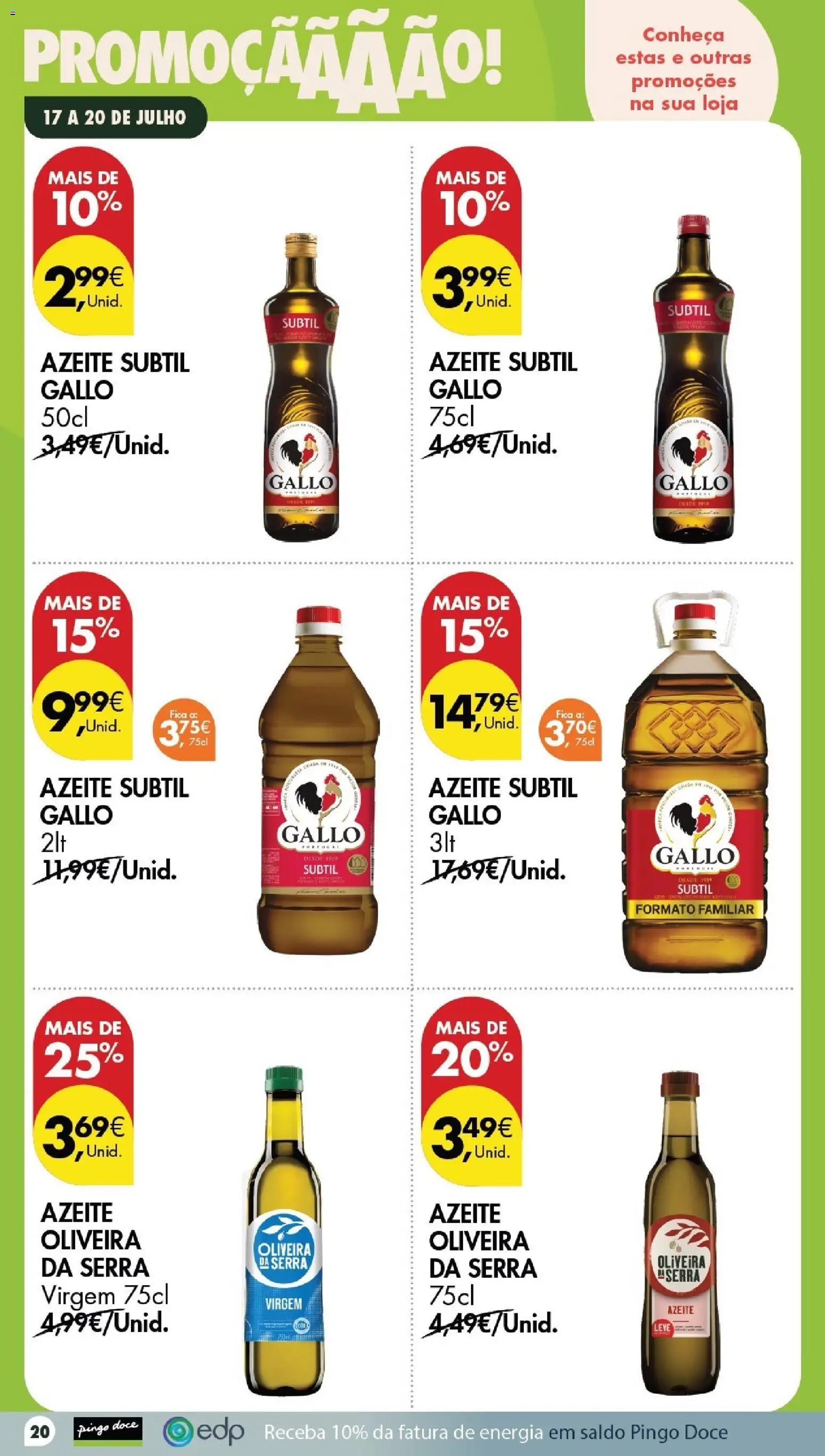 Pingo Doce Poupe este Fim de Semana │ válido de 17/07/2026 | Página: 18 | Produtos: Azeite