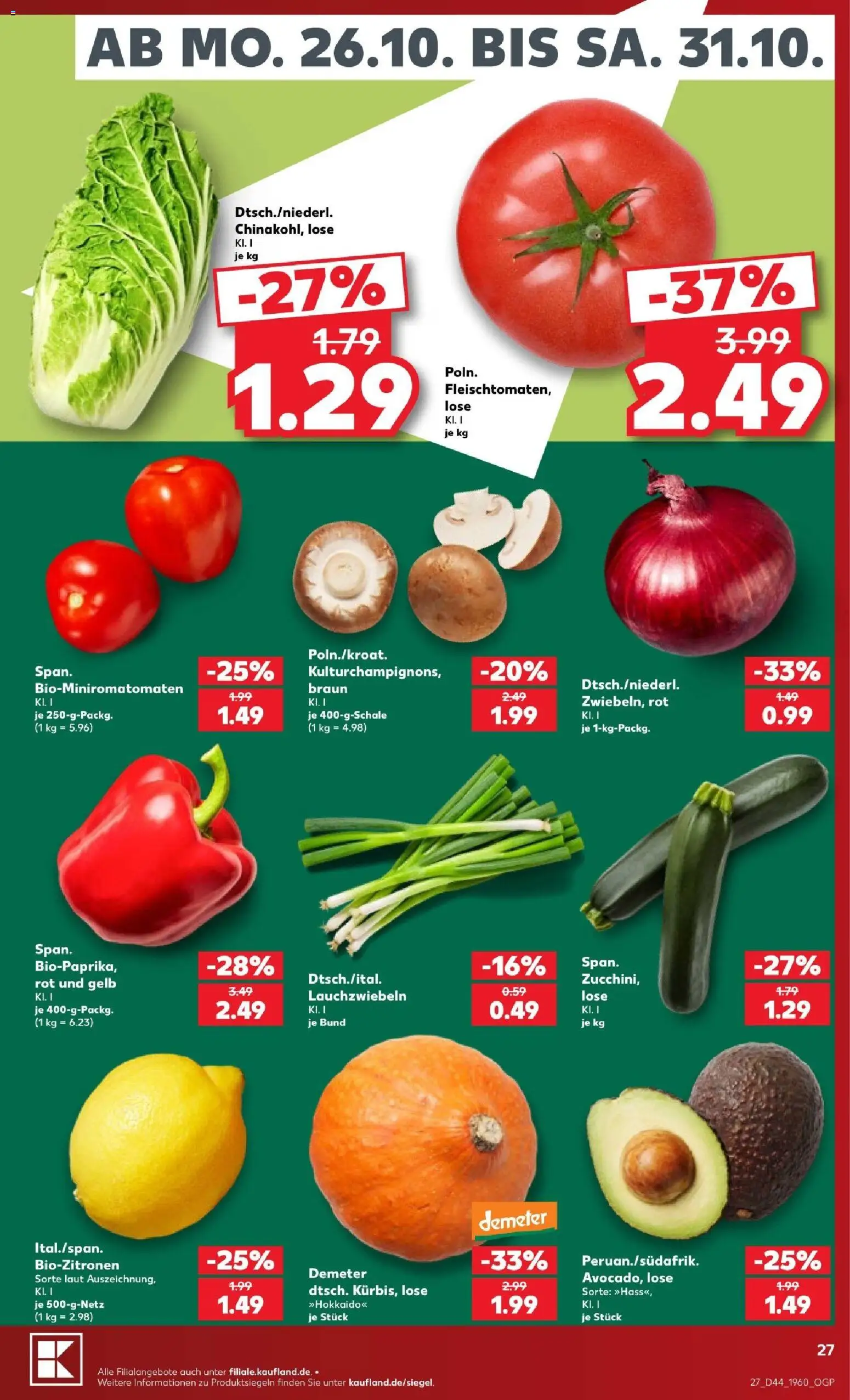 Kaufland Prospekt Berlin – gültig ab 24.10.2026 | Seite: 27