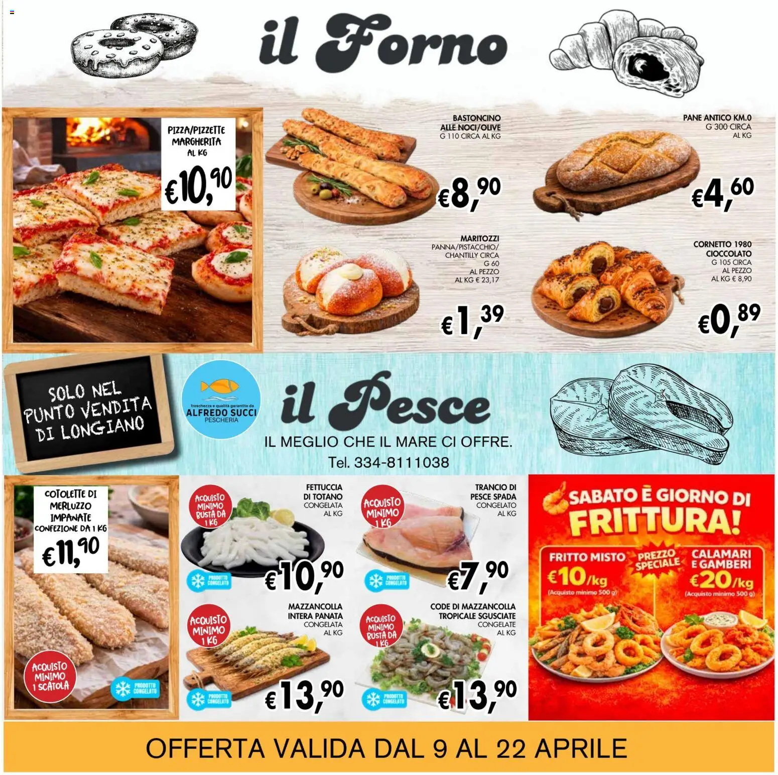 Volantino Coal del 09.04.2026 | Pagina: 8 | Prodotti: Pesce, Gamberi, Il pesce, Totano