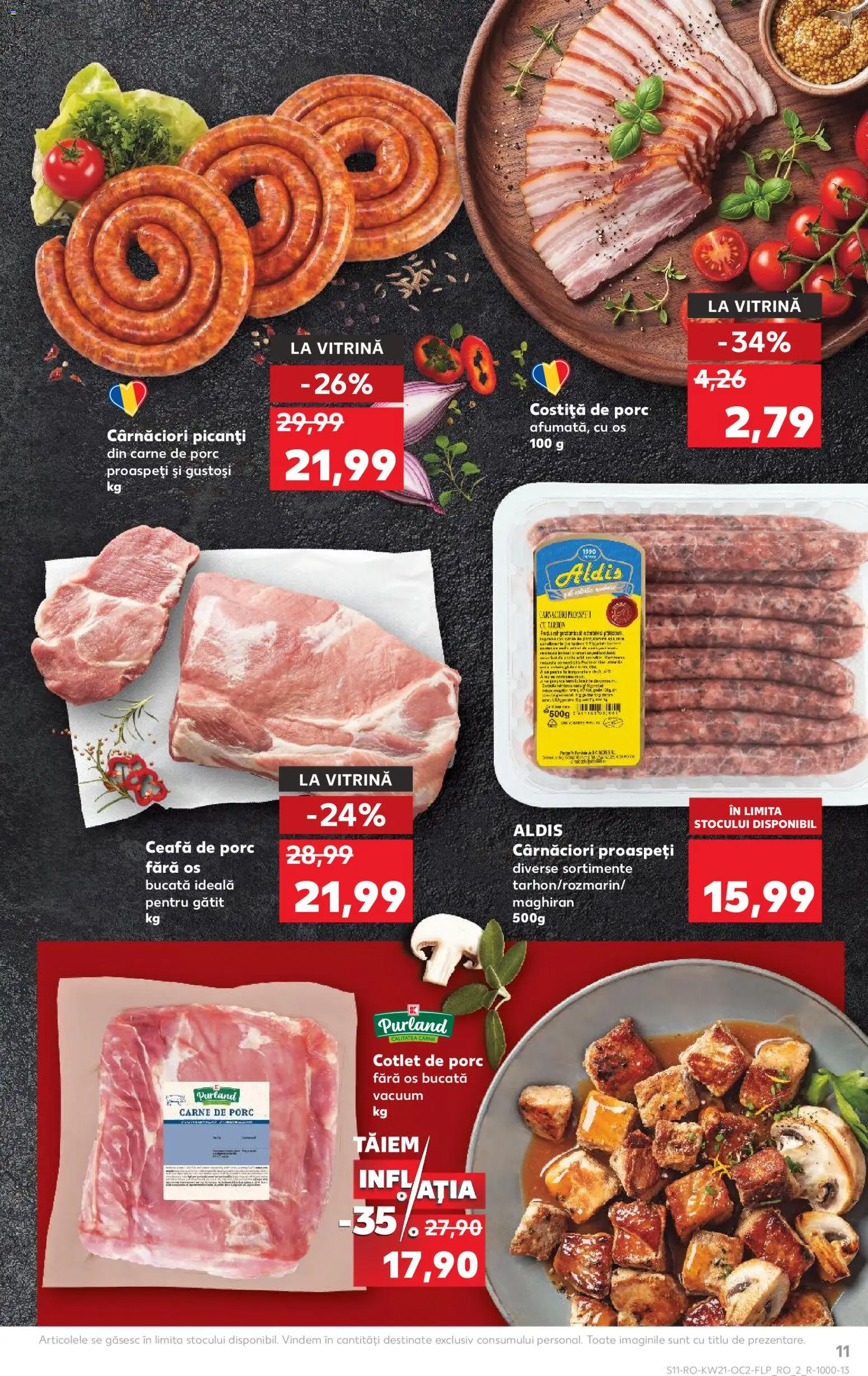 Noul catalog Kaufland – valabil de la 20.05.2026 | Pagină: 11 | Produse: Keçeli kalem, Lait de coco, Vitrină, Carne De Porc