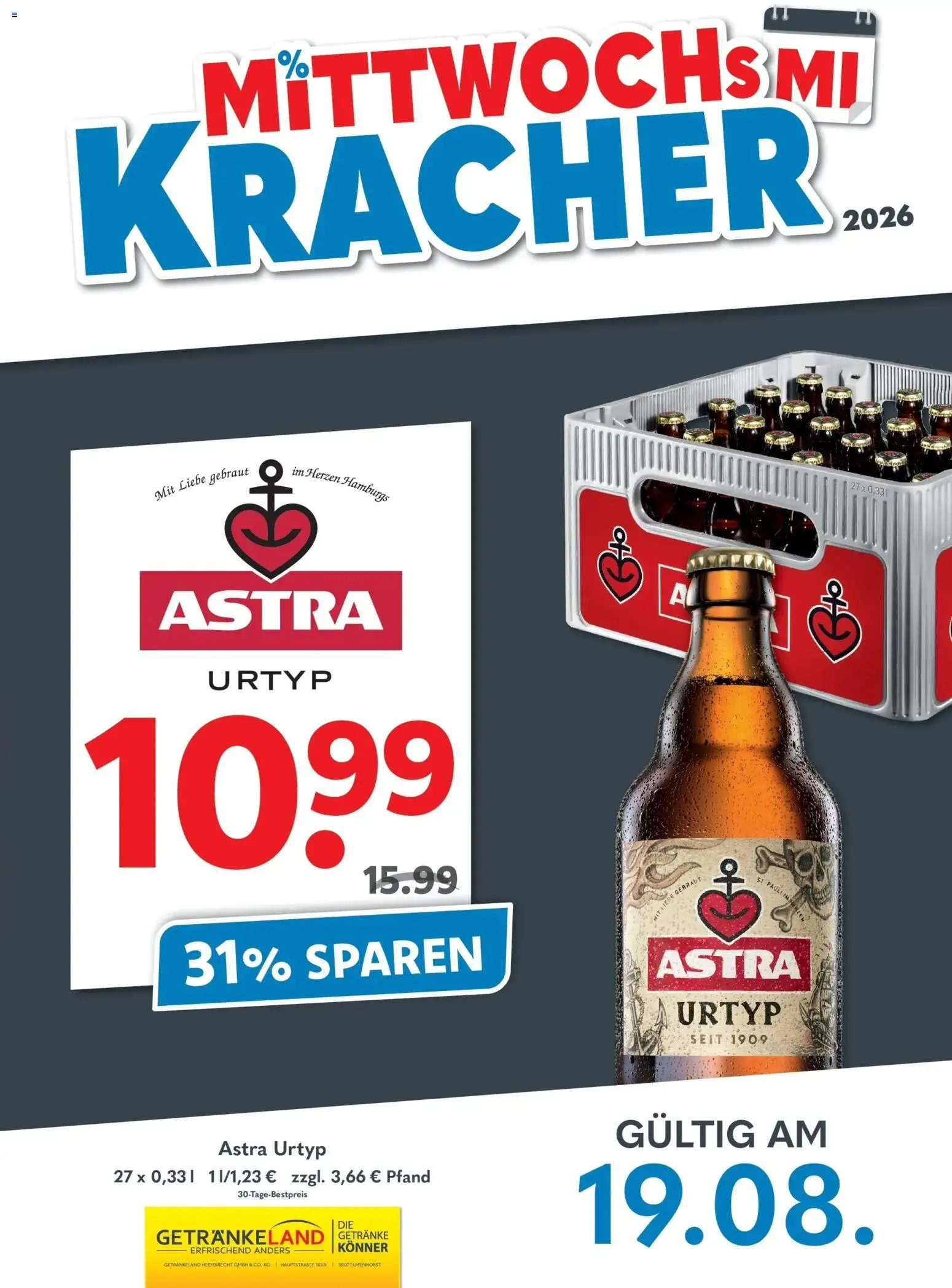Getränkeland Prospekt Neustrelitz (ab 17.08.2026) zum Blättern | Seite: 2 | Produkte: Astra