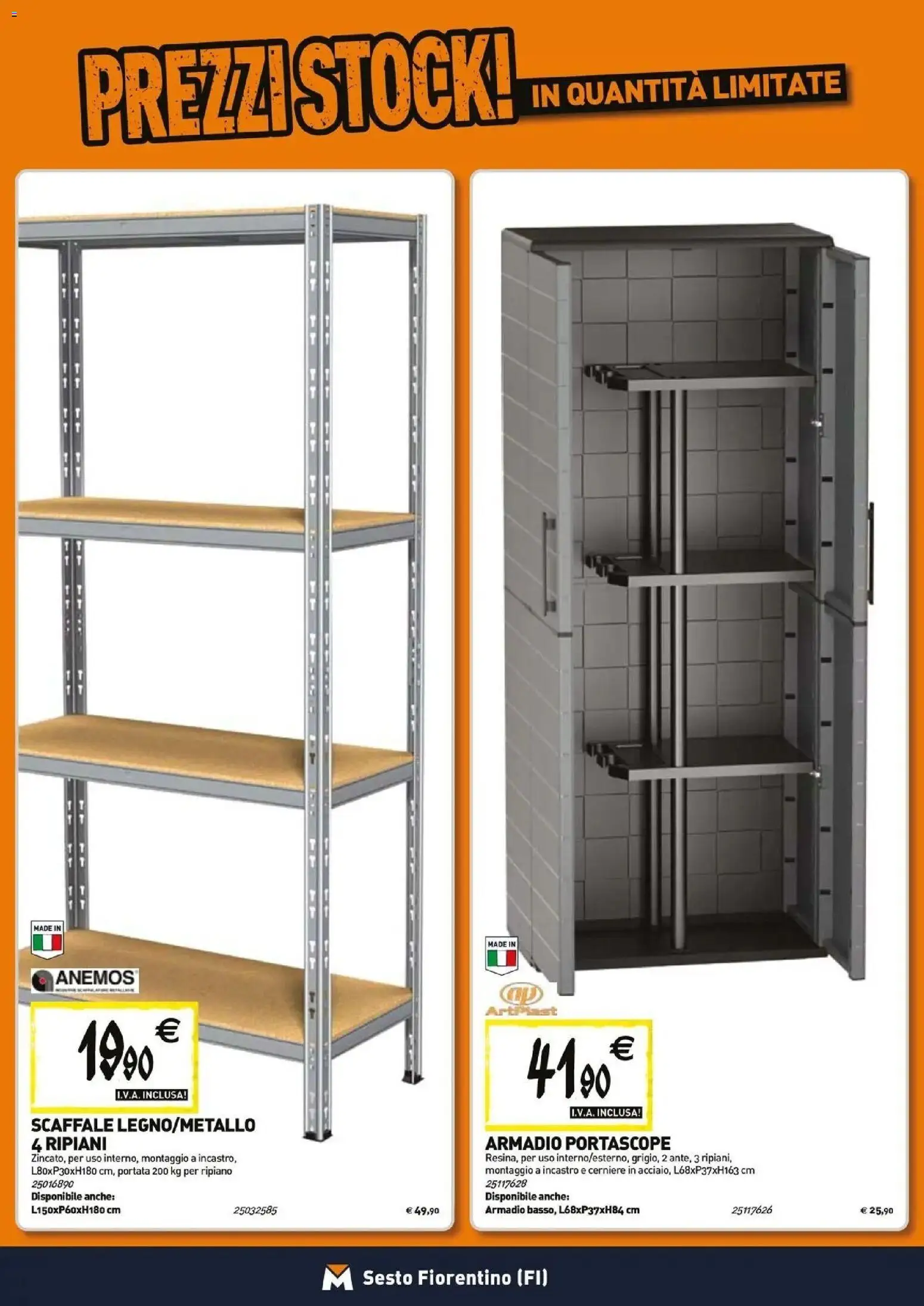 Volantino TECNOMAT del 27/08/2026 | Pagina: 16 | Prodotti: Ripiano, Scaffale, Armadio