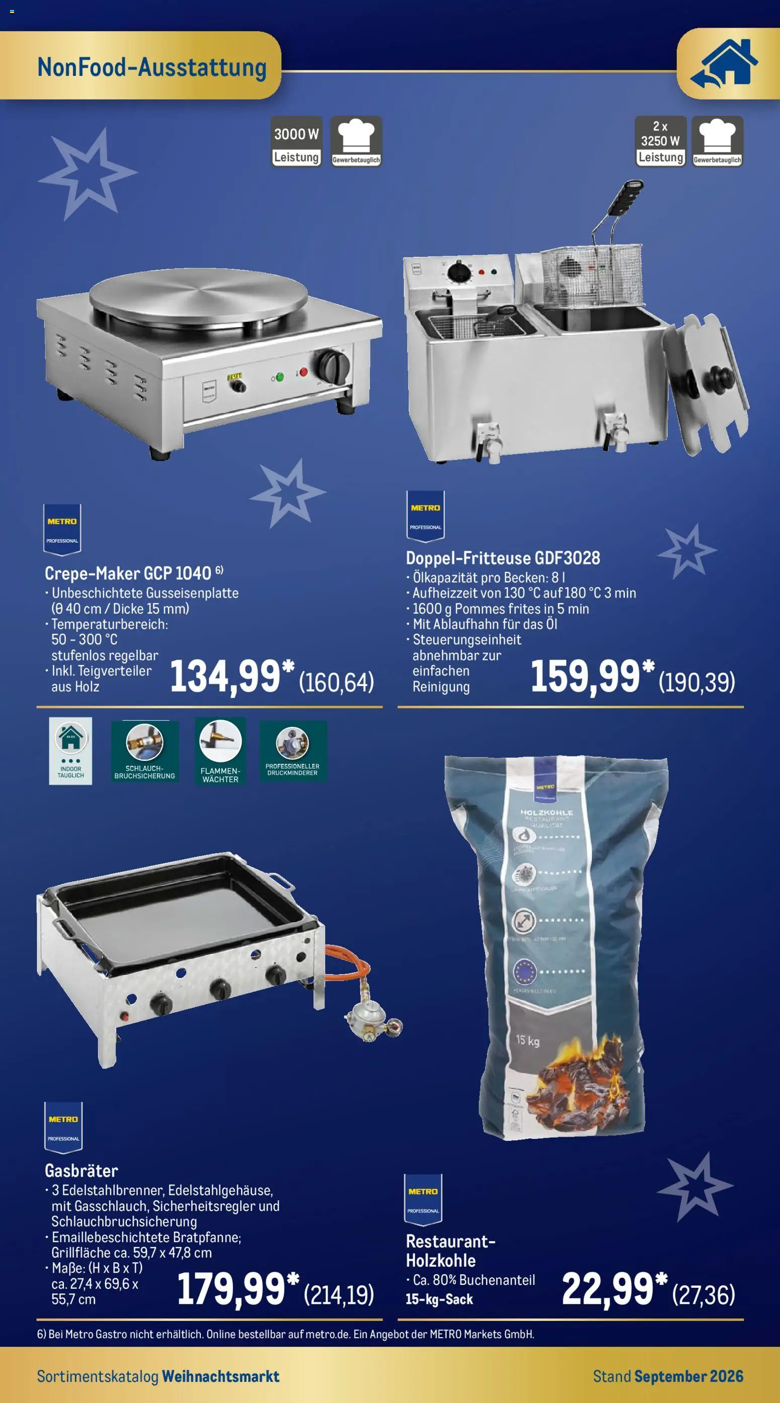 Metro Weihnachtsmarkt – gültig ab 01.09.2026 | Seite: 22 | Produkte: Öl, Pommes, Pommes frites