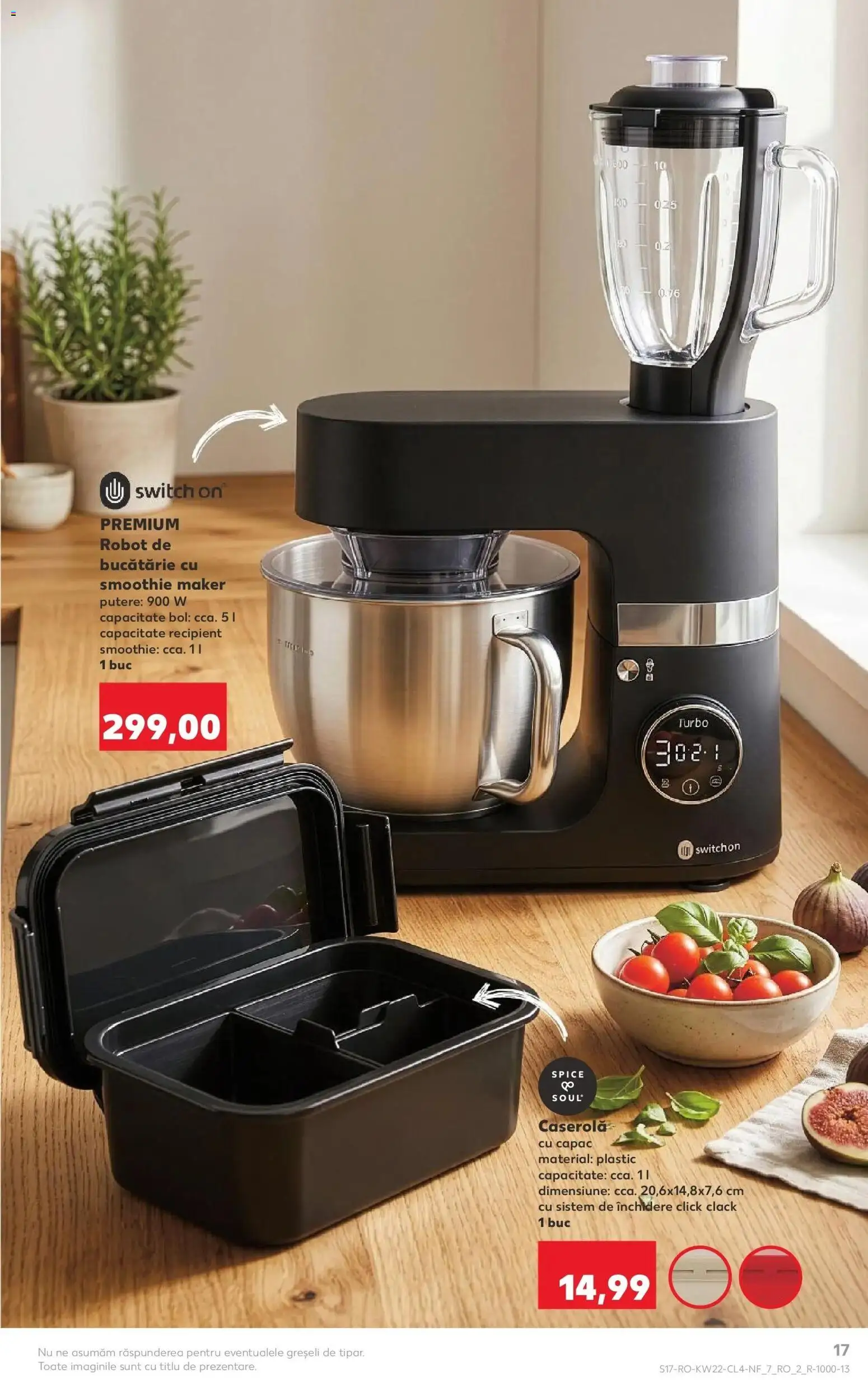 Noul catalog Kaufland – valabil de la 27.05.2026 | Pagină: 17 | Produse: Robot de bucătarie, Robot, Bol, Smoothie