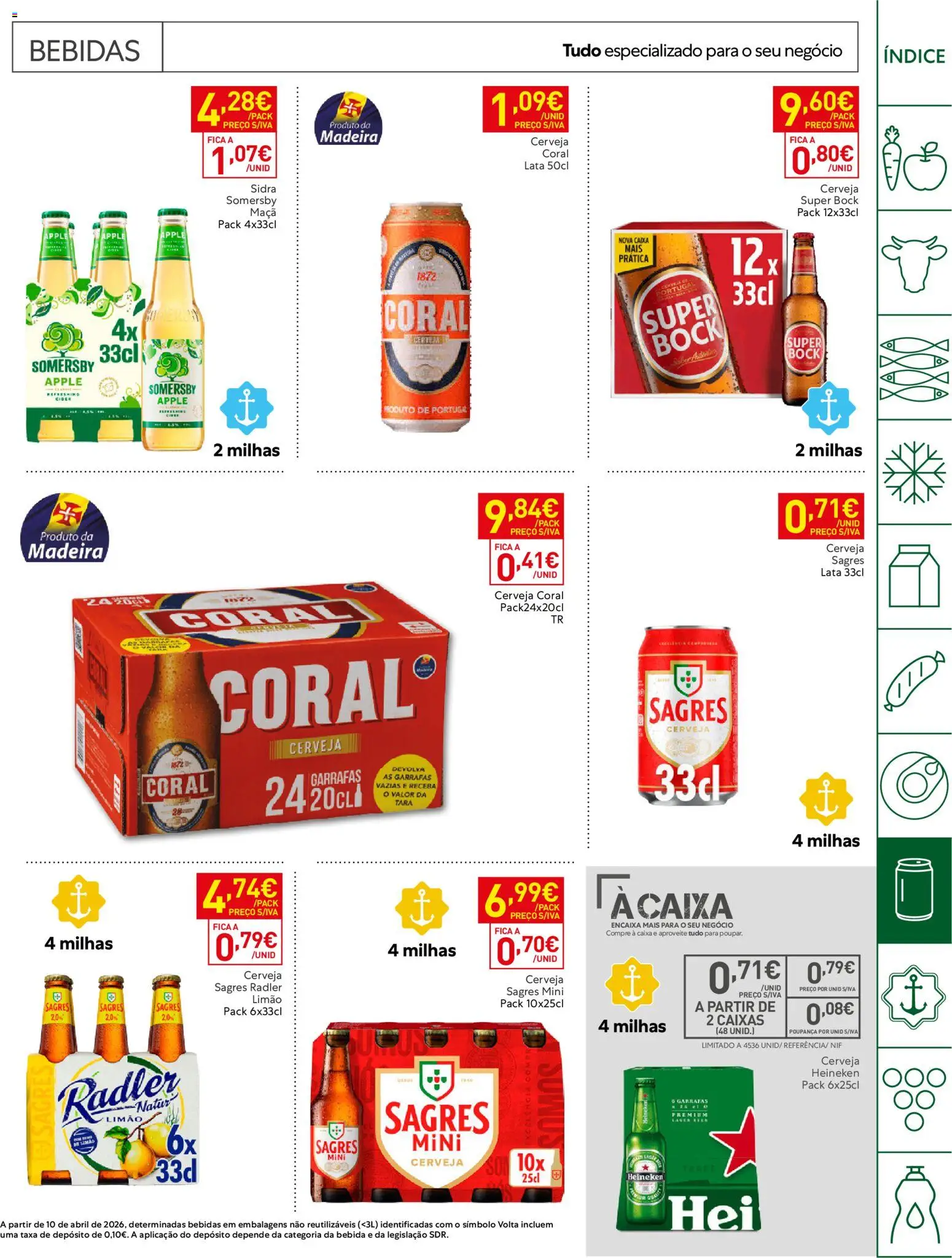 Recheio folheto Horeca Madeira │ válido de 20/10/2026 | Página: 17 | Produtos: Cerveja Heineken, Caixa, Cerveja, Bebida