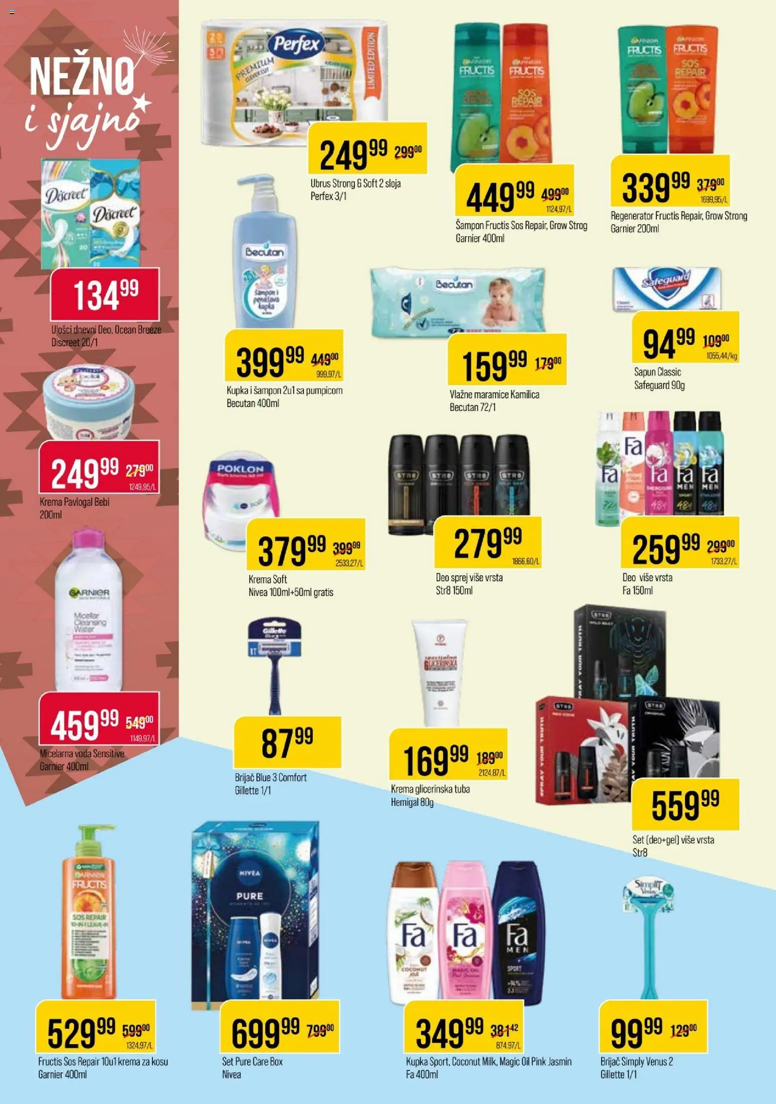 Metalac Proleter katalog - važi od 20.05.2026 | Strana: 10 | Proizvode: Gillette, Ubrus, Voda, Vlažne maramice