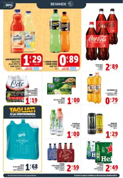 Anteprima del volantino Decò volantino valido a partire dal 31/07/2026 | Pagina: 14 | Prodotti: Acqua, Frutta, Arancia, Coca Cola