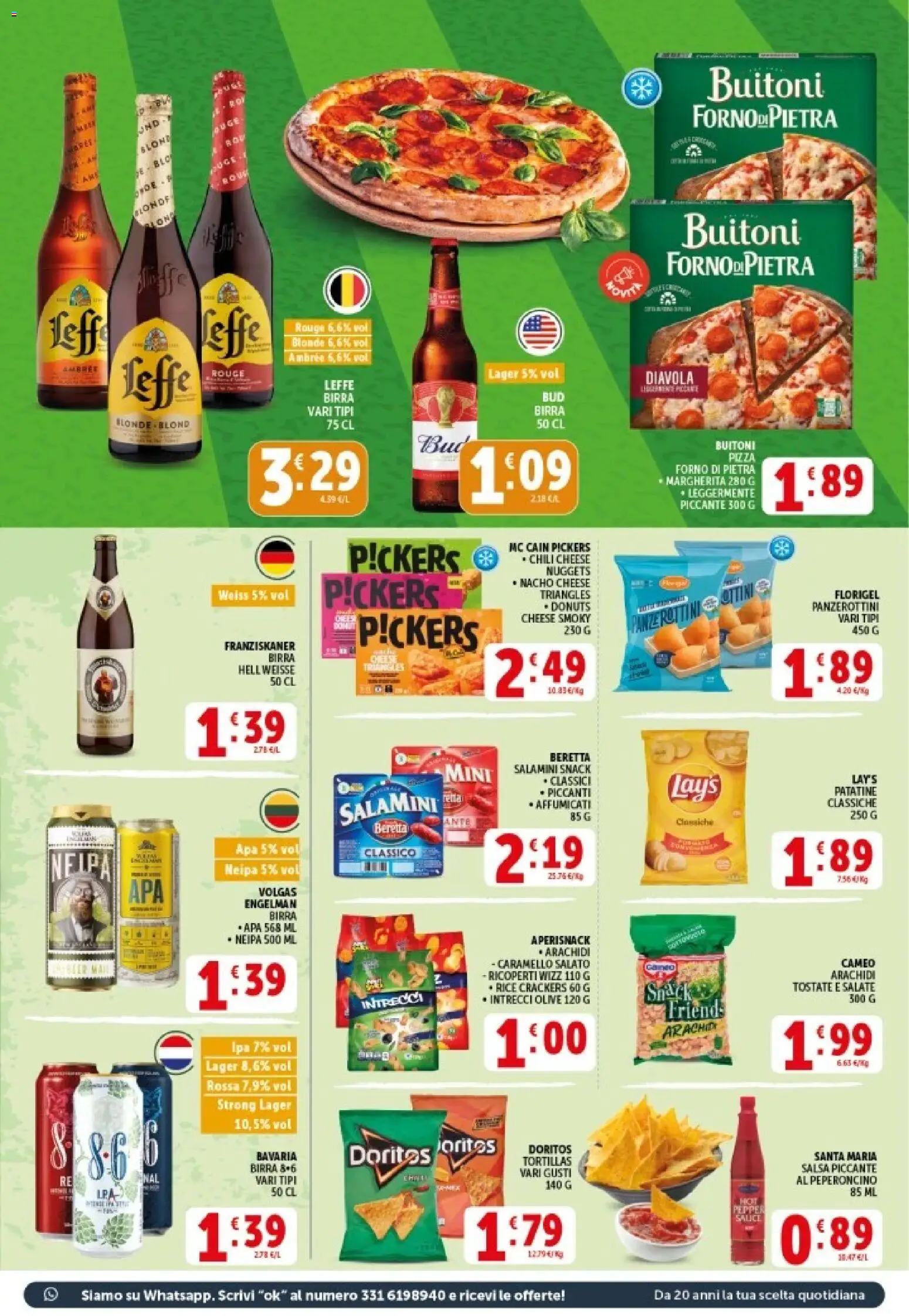 Volantino Decò del 08.06.2026 | Pagina: 15 | Prodotti: Salsa, Peperoncino, Arachidi, Forno