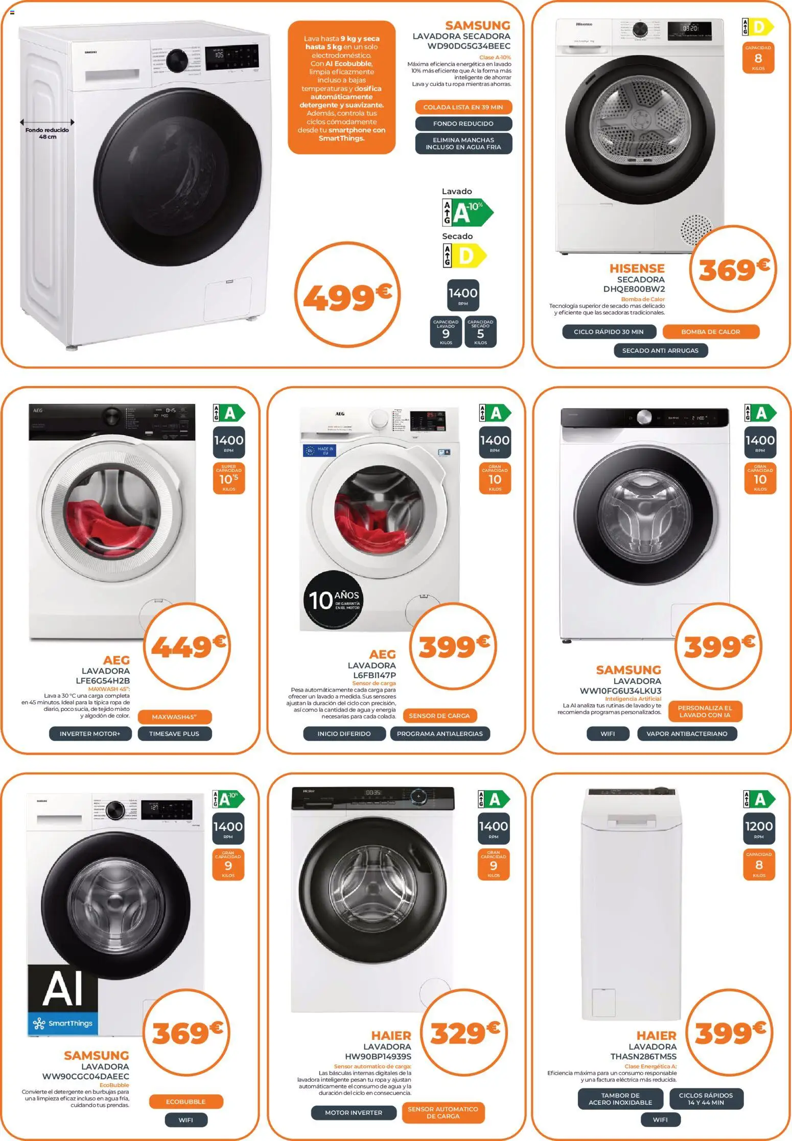Pascual Martí folleto │ válido desde el 01/09/2026 | Página: 3 | Productos: Smartphone, Ropa, Lavadora, Secadora