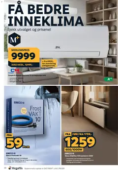 Forhåndsvisning av Megaflis kundeavis gyldig fra 24/09/2026 | Side: 38 | Produkter: Varmepumpe, Panelovn