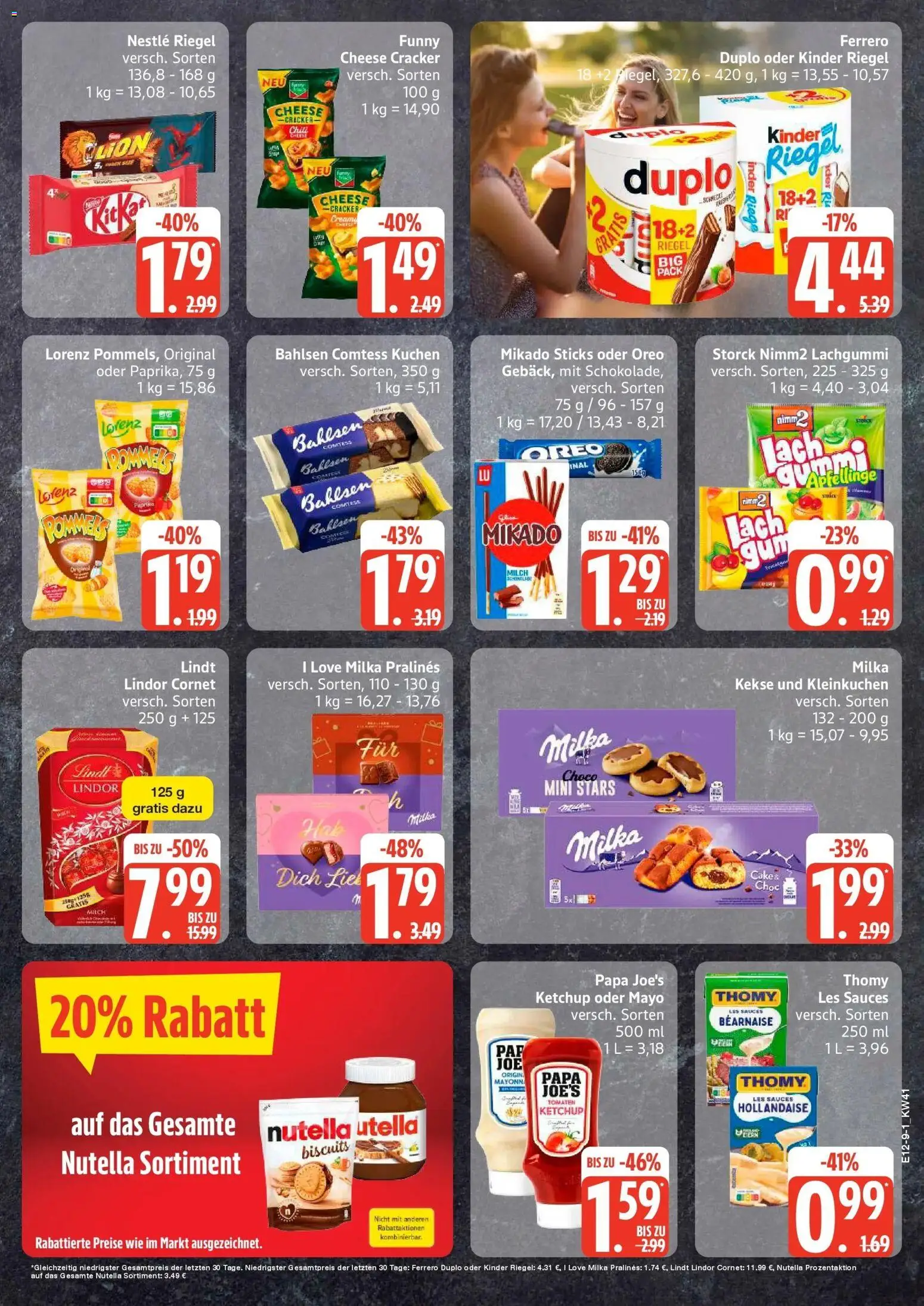 Edeka Prospekt Norderstedt (ab 05.10.2026) » Angebote Online | Seite: 9 | Produkte: Milch, Tomaten, Ketchup, Kekse