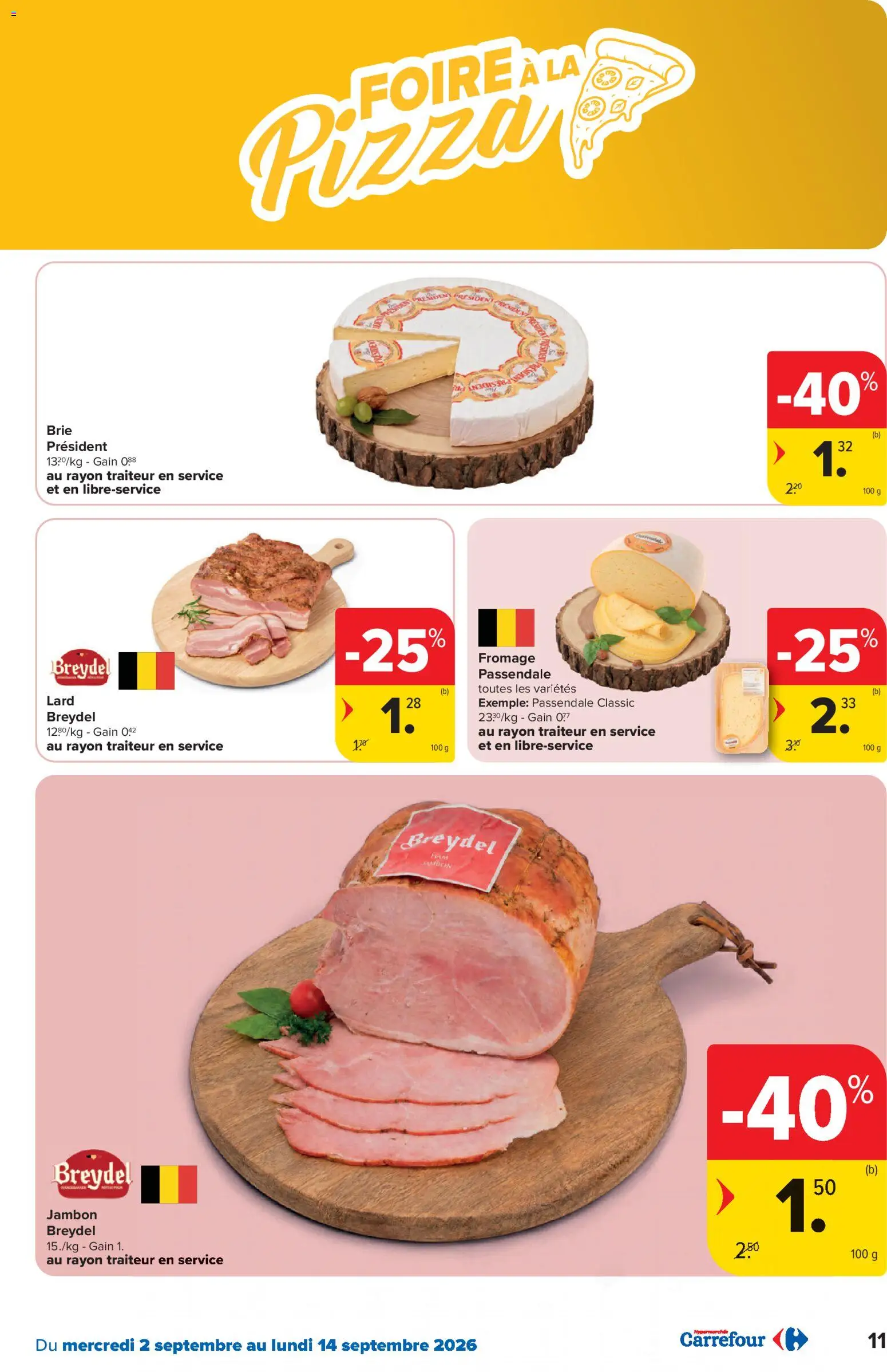 {H1} | Pagina: 11 | Producten: Ham, Bacon, Brie, La