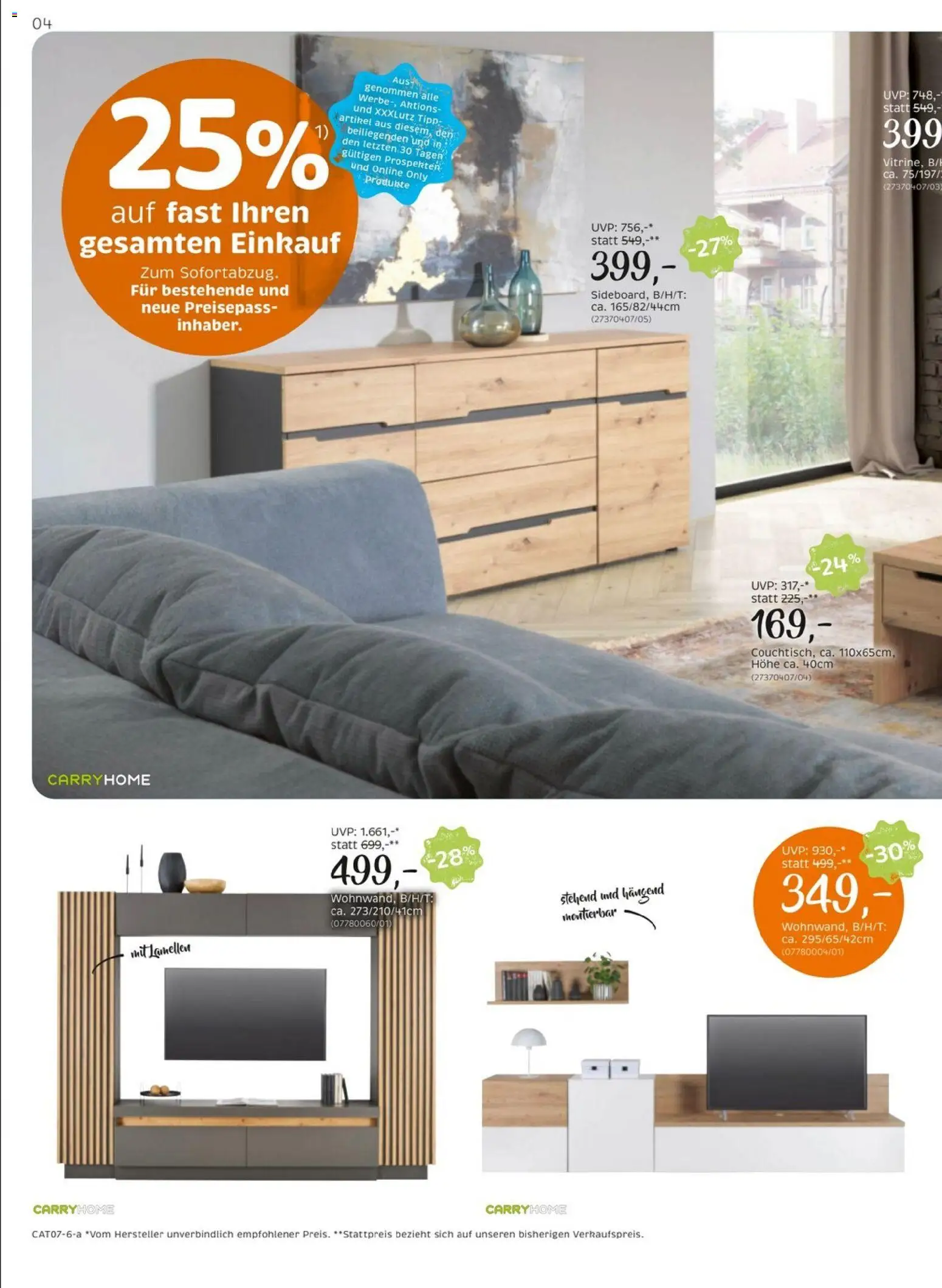 XXXLutz Carry Home gültig ab 07.07.2026 | Seite: 4