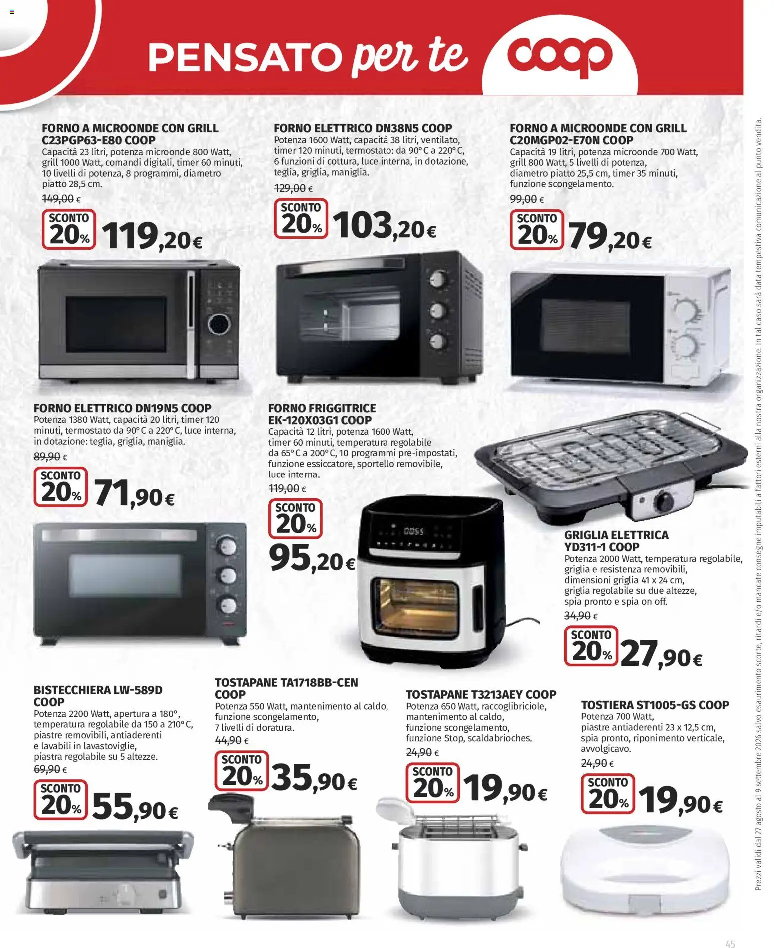Volantino COOP del 27/08/2026 | Pagina: 45
