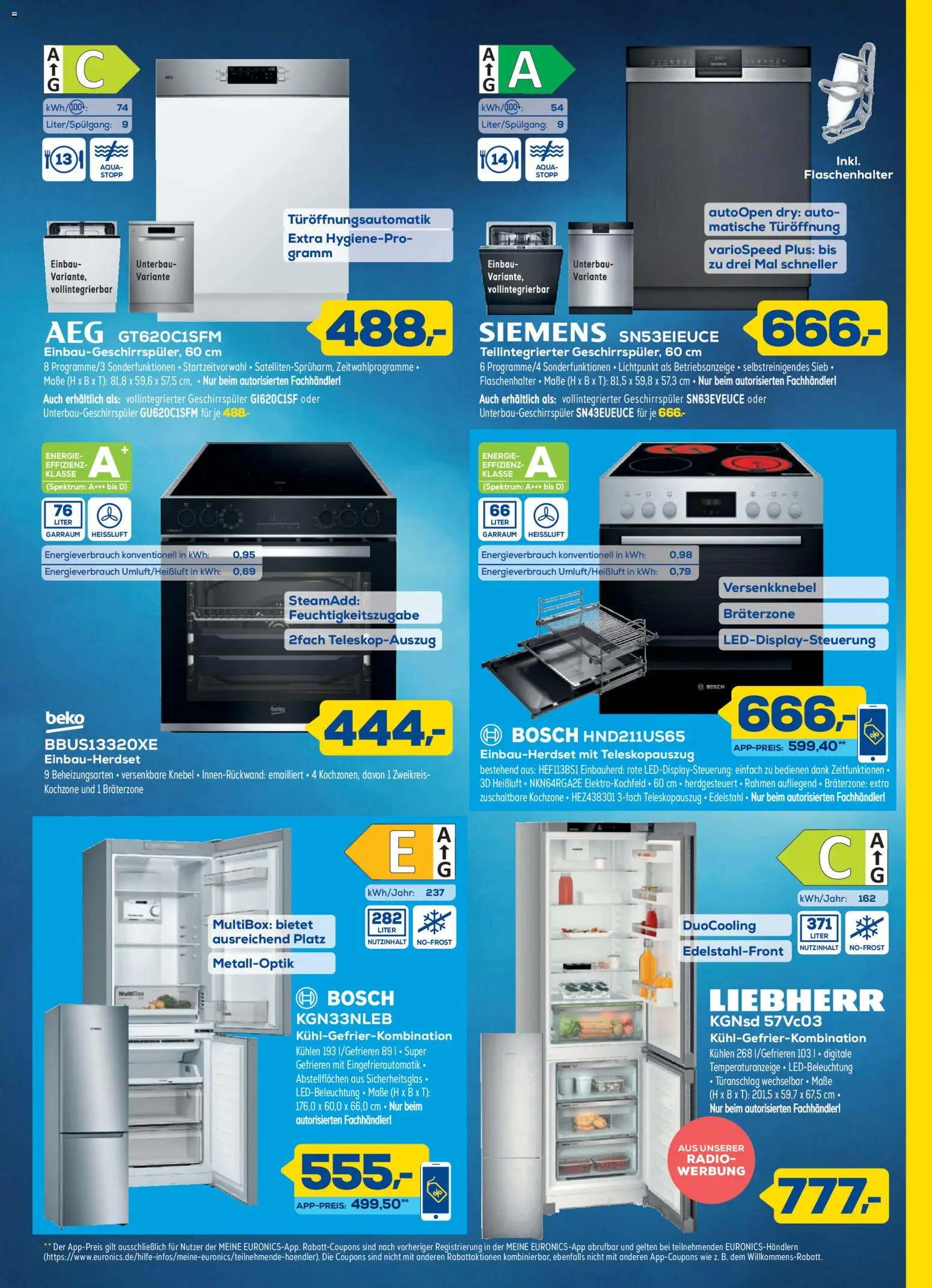 Euronics  Aktueller Prospekt – gültig ab 27.05.2026 | Seite: 11 | Produkte: Bosch, Geschirrspüler, Kühlgefrierkombination, Radio