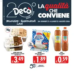 Anteprima del volantino Decò volantino Maxistore, Supermercati, Local Sicilia valido a partire dal 21/08/2026