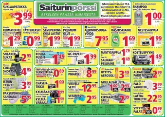 Saiturinpörssi-mainoslehti voimassa 17.06.2026 alkaen