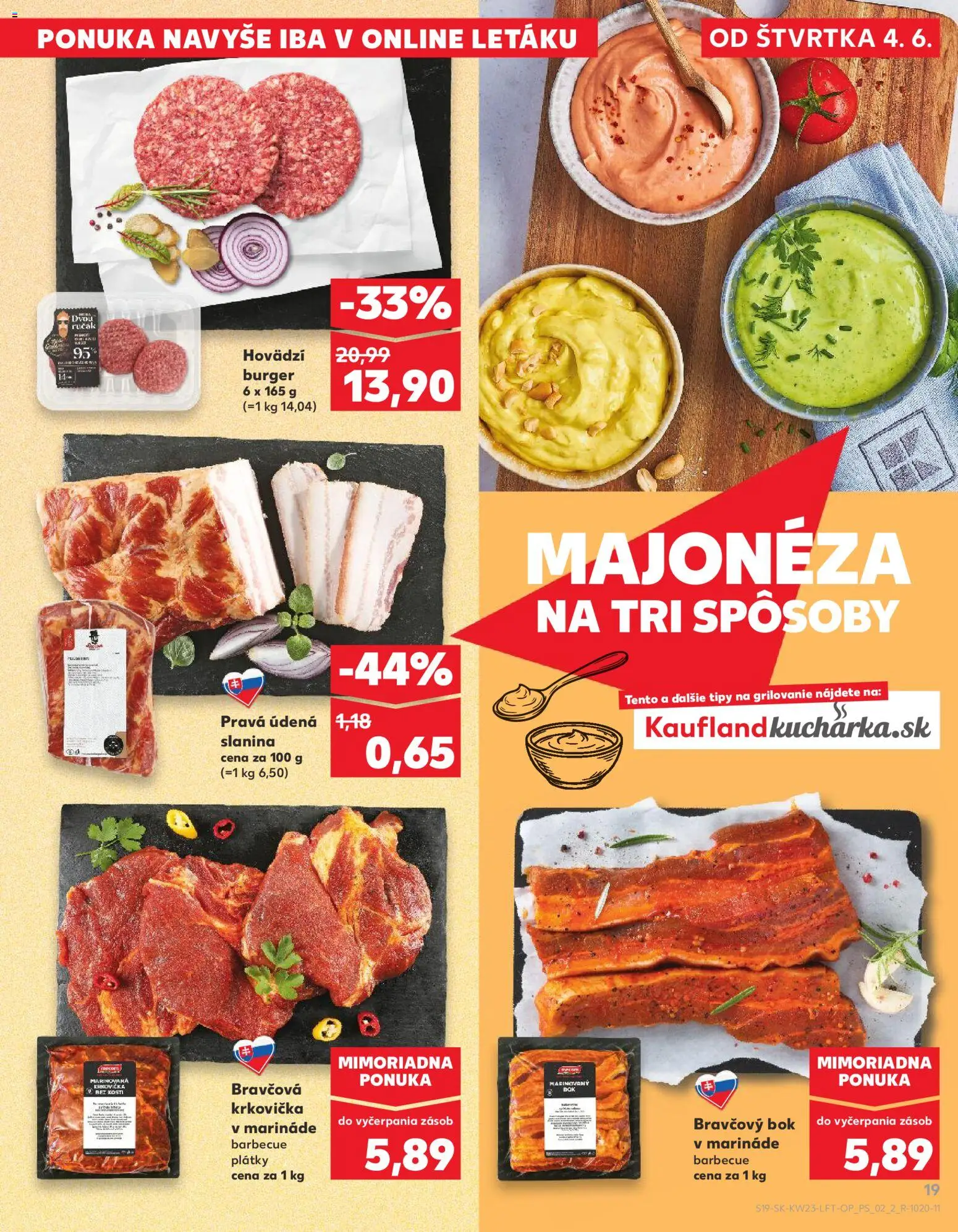 Kaufland SK akciós ujság - amely érvényes a következő dátumtól: 04.06.2026 | Oldal: 19