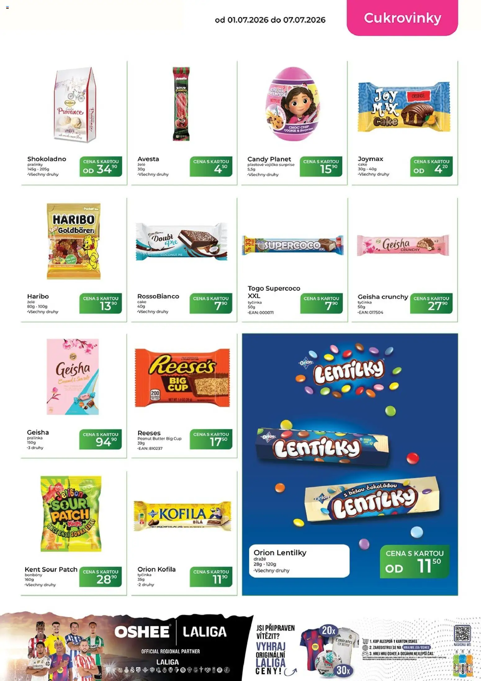 Tamda Foods leták od 01.07.2026 | Strana: 28 | Produkty: Reese's, Haribo, Kofila, Geisha