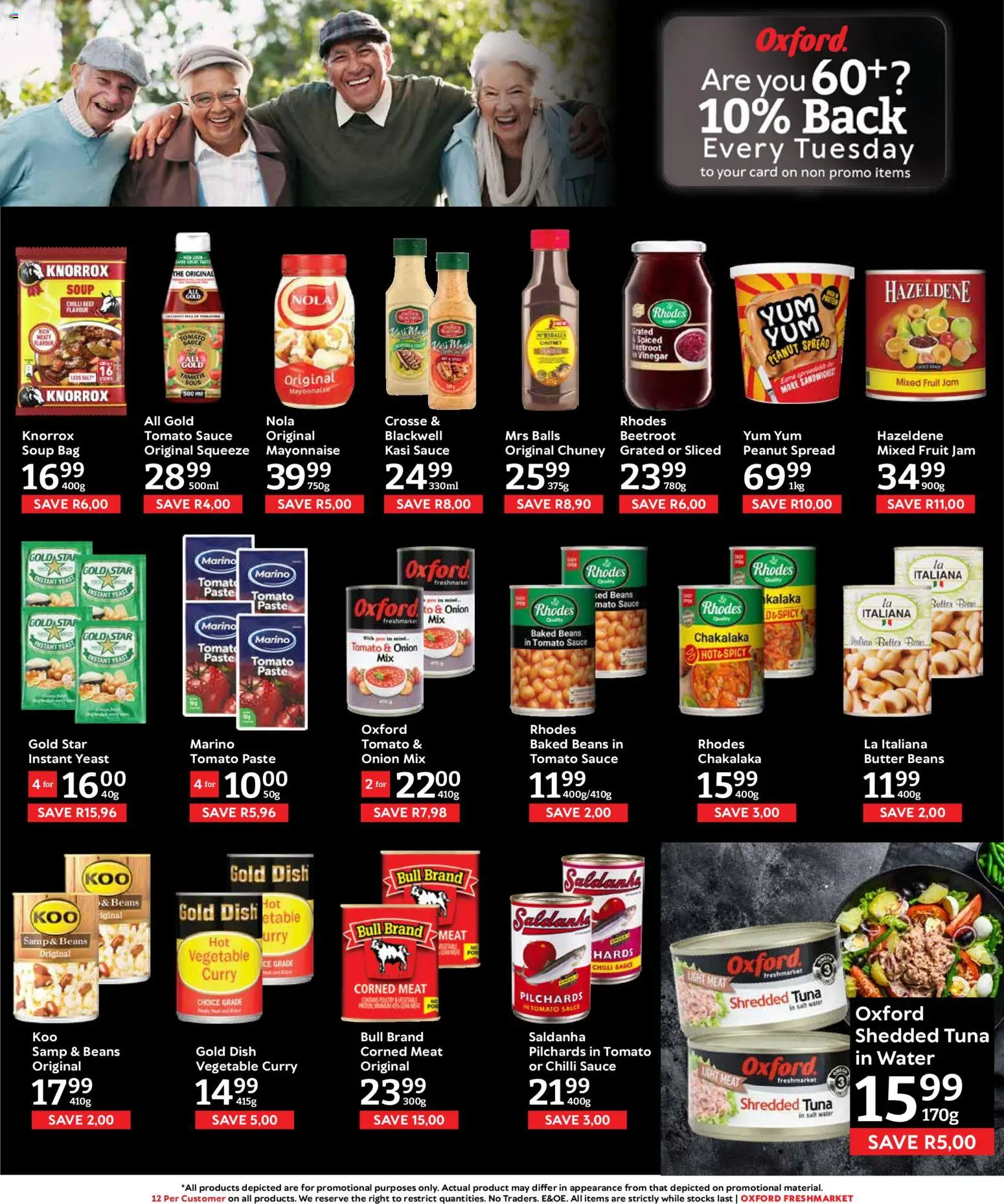 New Oxford Freshmarket catalogue – valid from 15/07/2026 | Page: 8 | Products: Corned meat, Bag, Salt, Chilli