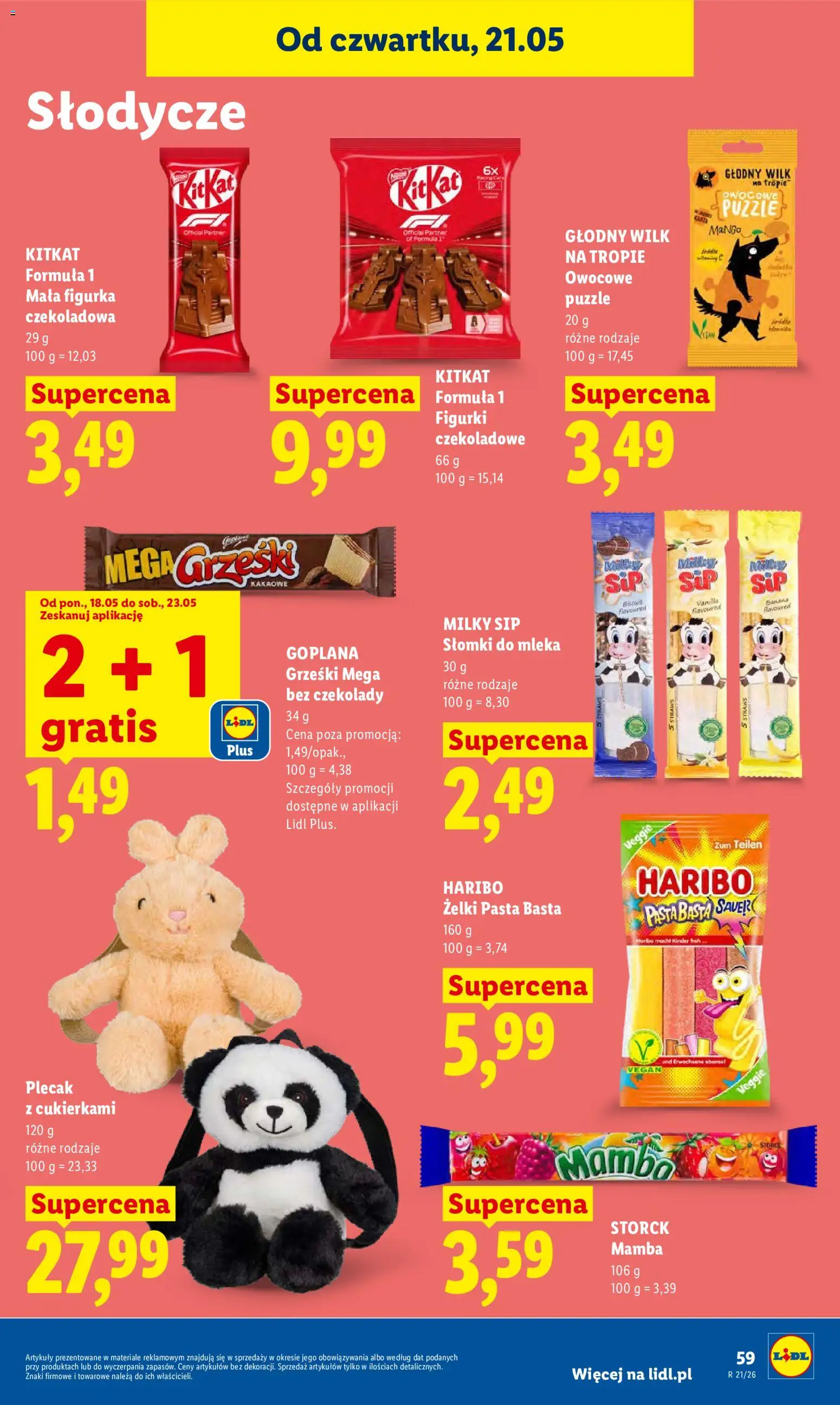 Lidl Polsko leták od 21.05.2026 | Strana: 65 | Produkty: Veggie, Vegan, Haribo, Puzzle