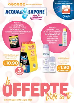 Anteprima del volantino Acqua e Sapone volantino valido a partire dal 28/06/2026