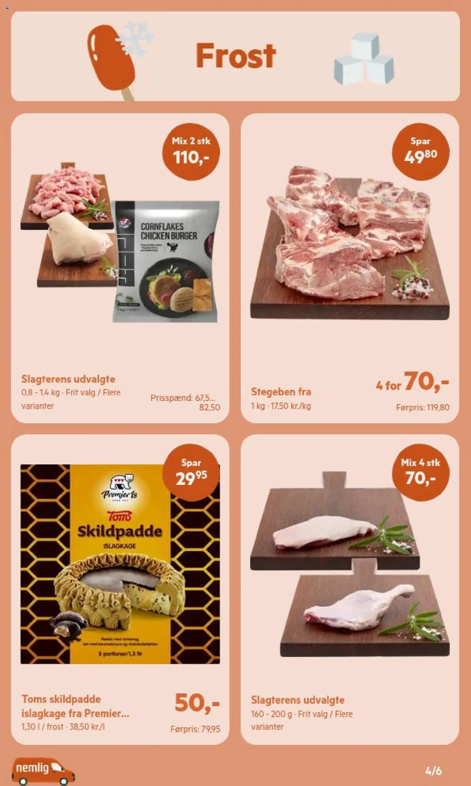 Nemlig tilbudsavis – gyldig fra 26/10/2026 | Side: 4 | Produkter: Cornflakes, Is