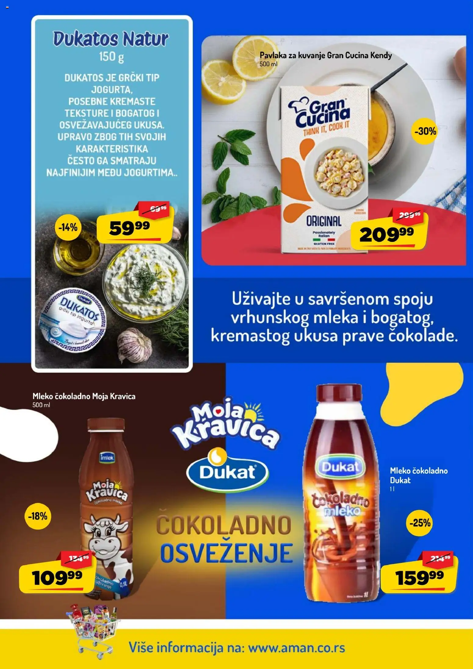 Aman katalog - važi od 31.08.2026 | Strana: 8 | Proizvode: Dukatos, Moja kravica, Mleko, Pavlaka