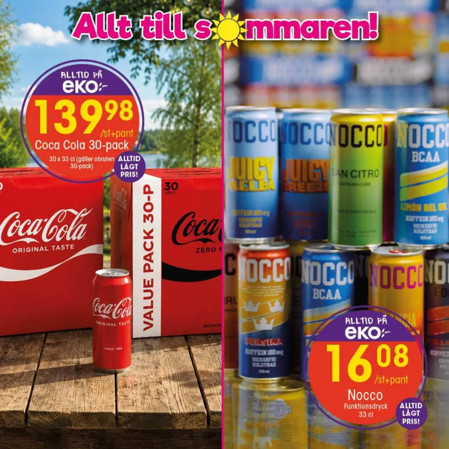 EKO reklamblad aktuell från 20/07/2026 | Sida: 10 | Produkter: Galler, Coca cola