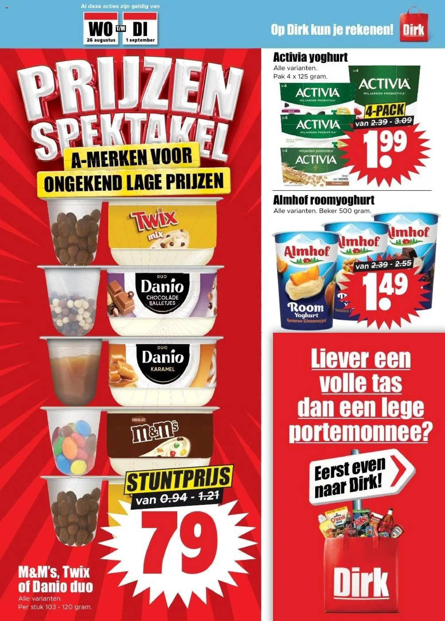 {H1} | Pagina: 11 | Producten: Yoghurt, Tas, Portemonnee, Room