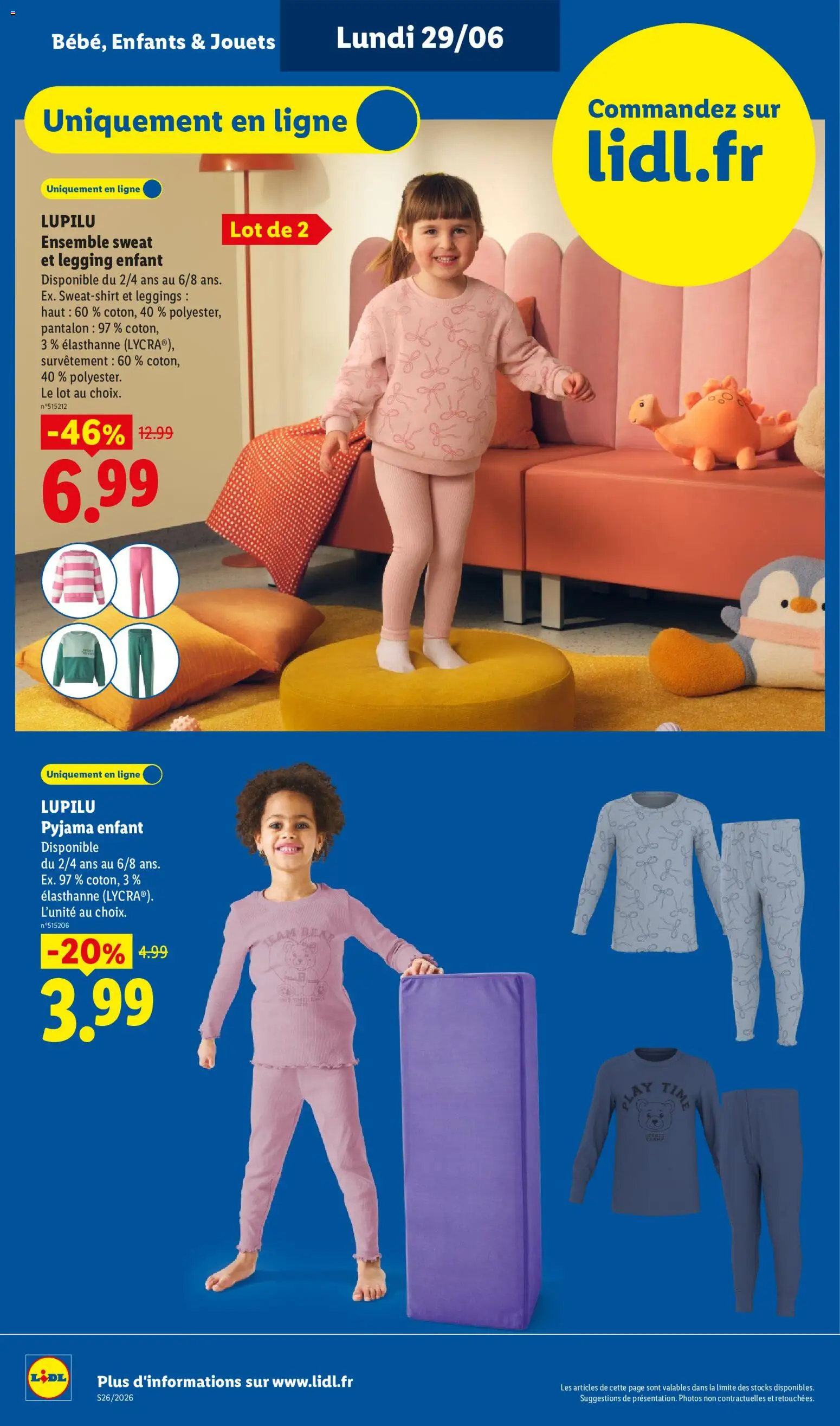 {H1} | Page: 6 | Produits: Jouets, Pantalon, Leggings, Pyjama
