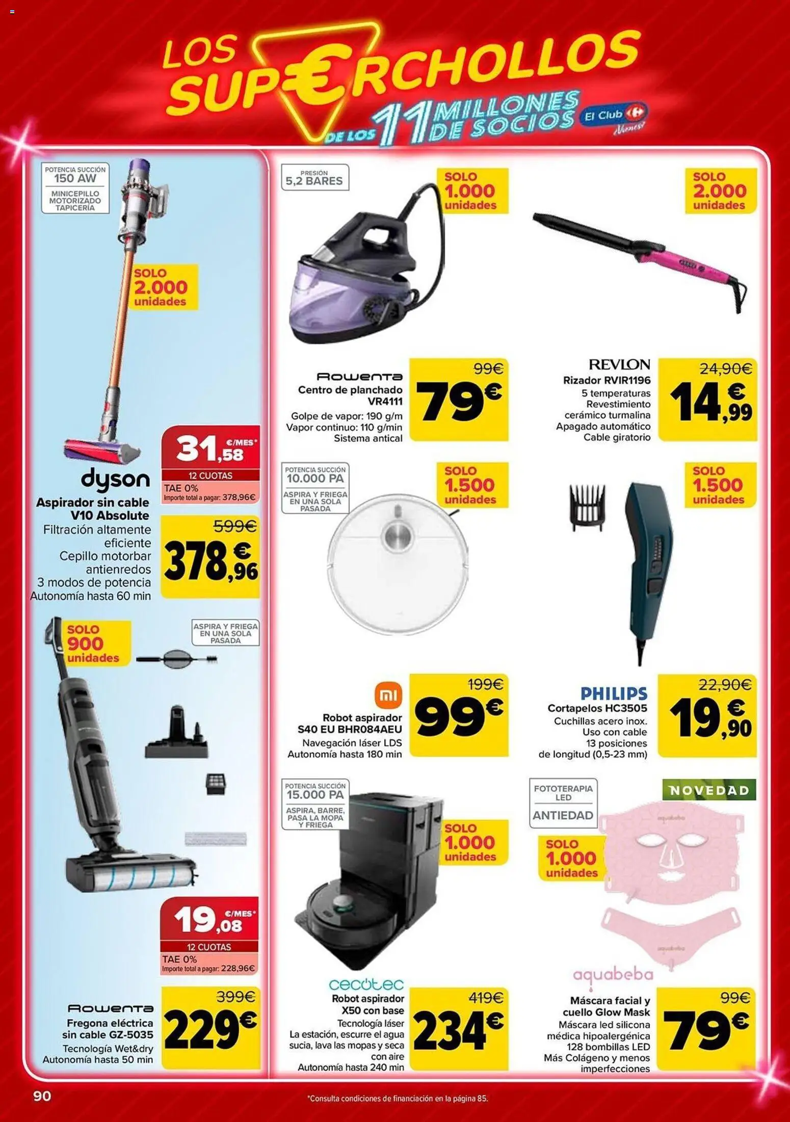 Carrefour folleto │ válido desde el 12.05.2026 | Página: 90 | Productos: Cepillo, Máscara, Robot, Aspirador