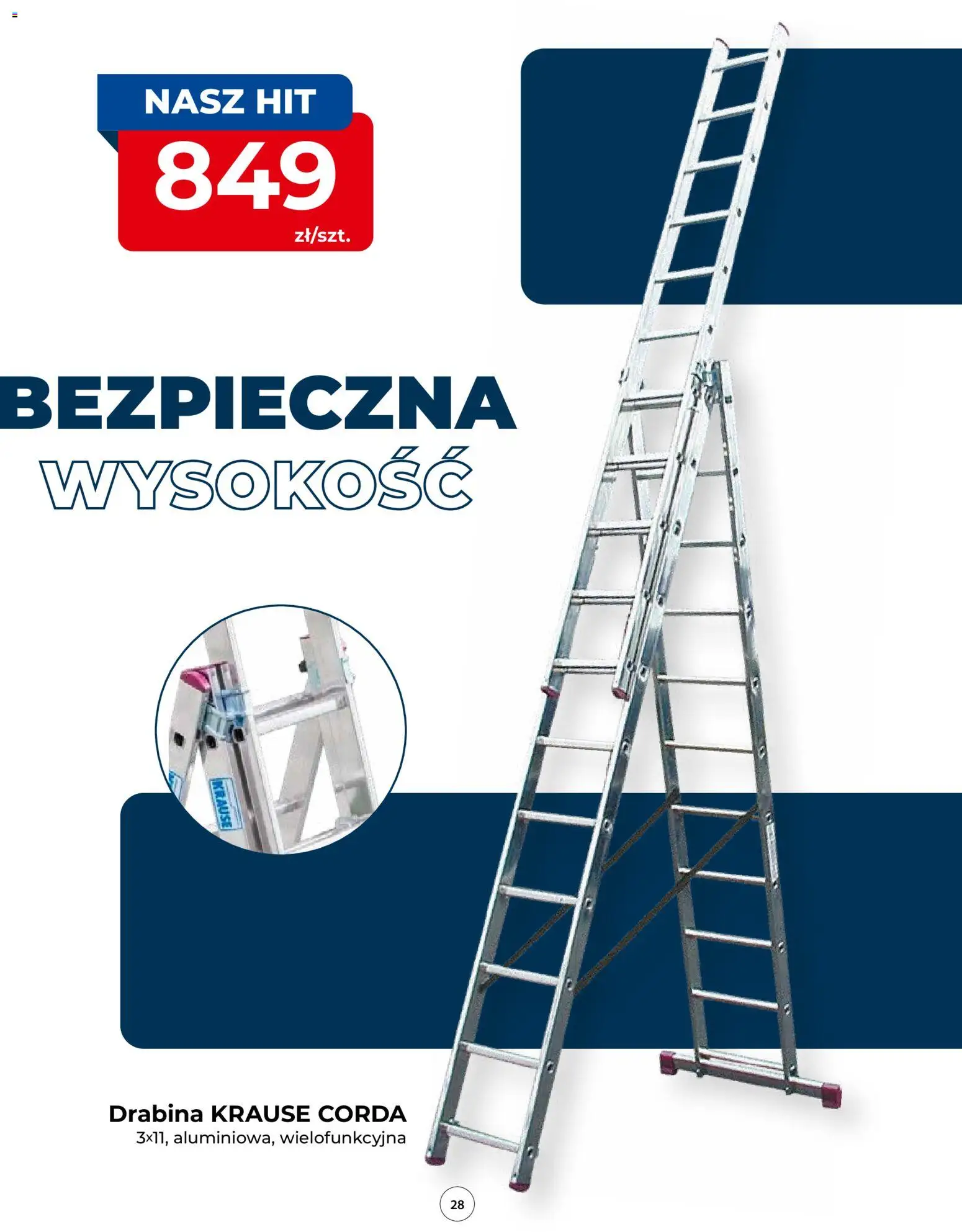 Mrówka gazetka od 03.06.2026 | Strona: 28 | Produkty: Drabina