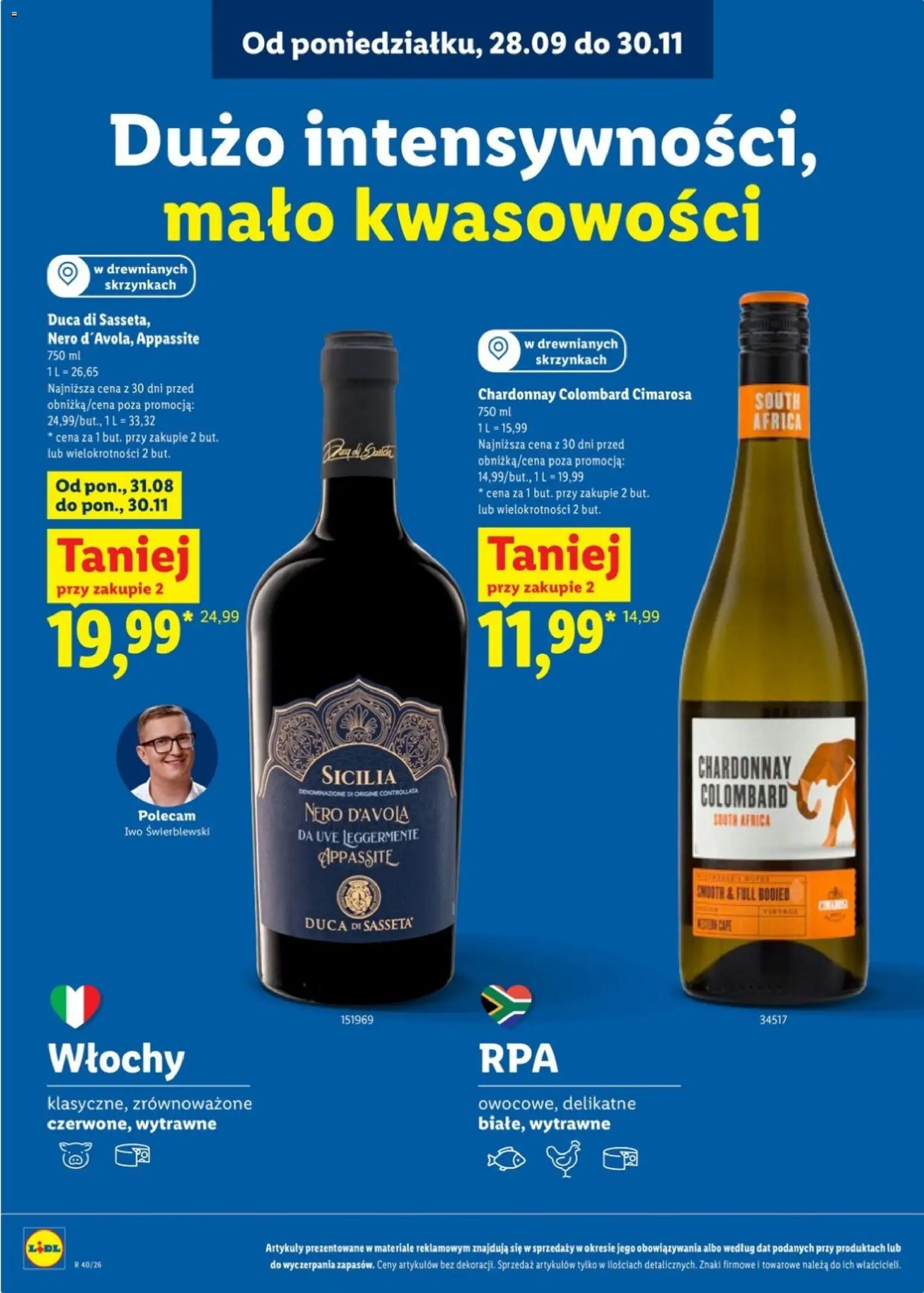 Lidl Katalog karta win od 28.09.2026 | Strona: 12 | Produkty: Chardonnay
