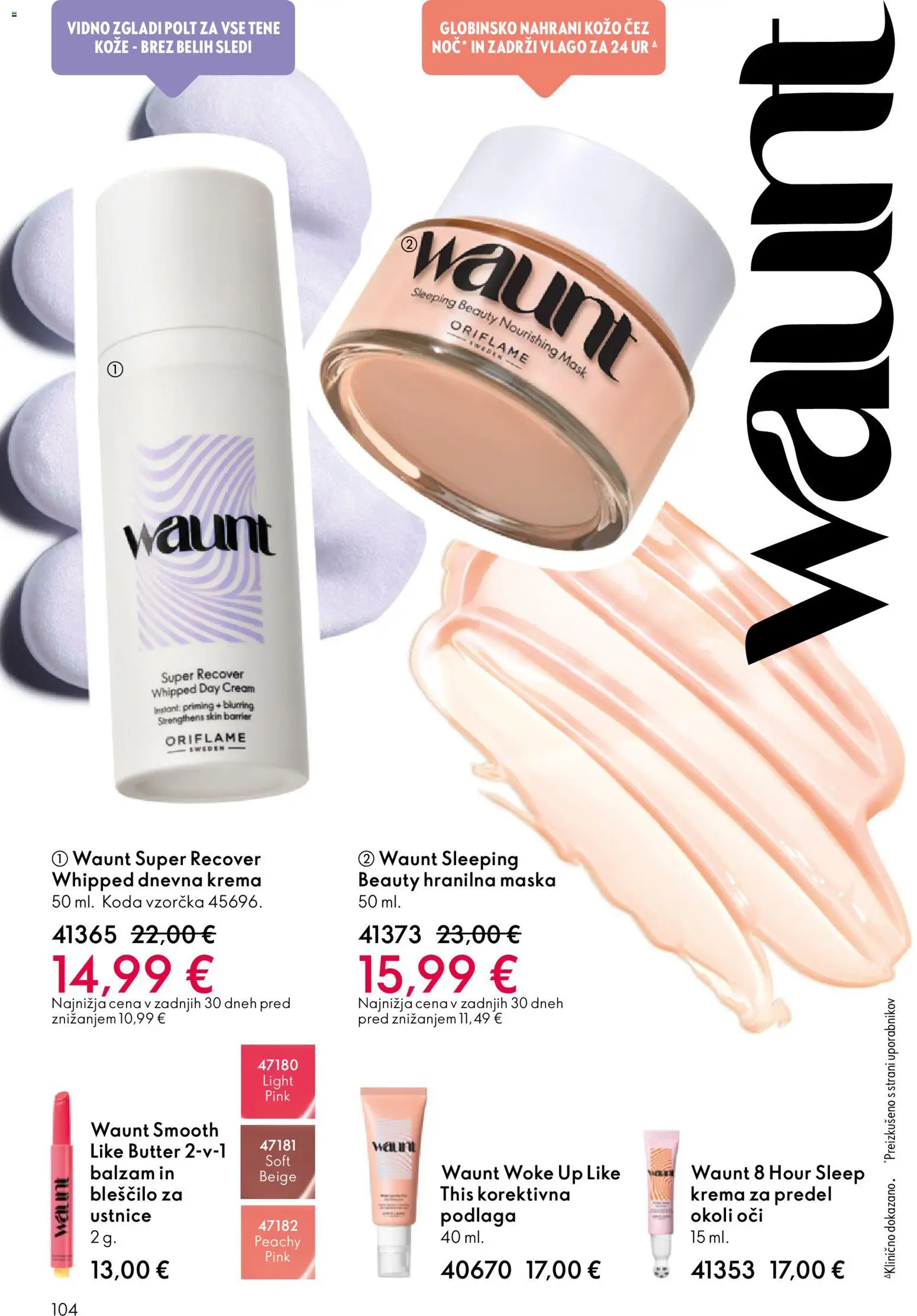 Novi Oriflame katalog ponudbe – veljaven od 03.06.2026 | Stran: 104 | Izdelki: Krema, Maska