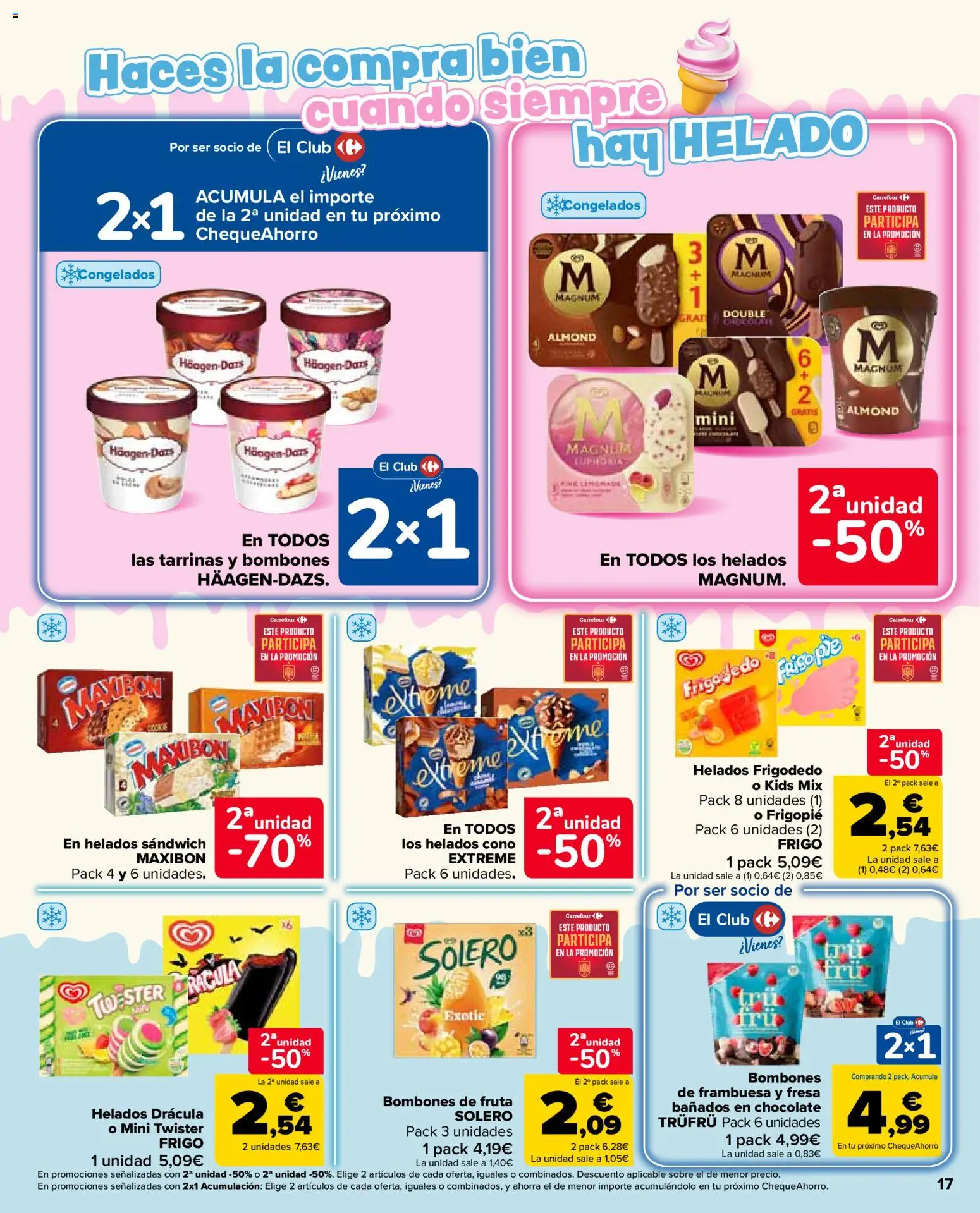 Carrefour Market folleto │ válido desde el 26.05.2026 | Página: 17 | Productos: Chocolate, Helado
