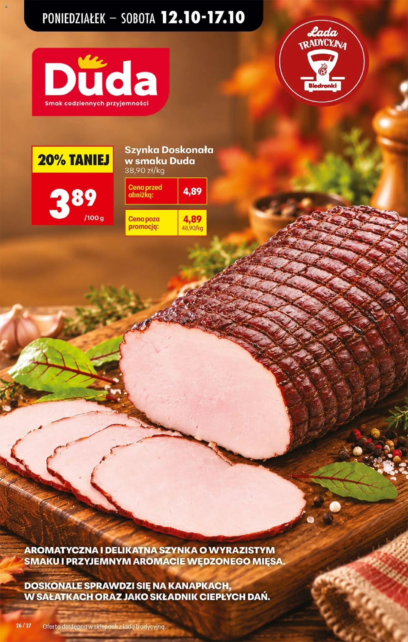 Biedronka Polsko leták - Codziennie niskie ceny od 12.10.2026 | Strana: 36